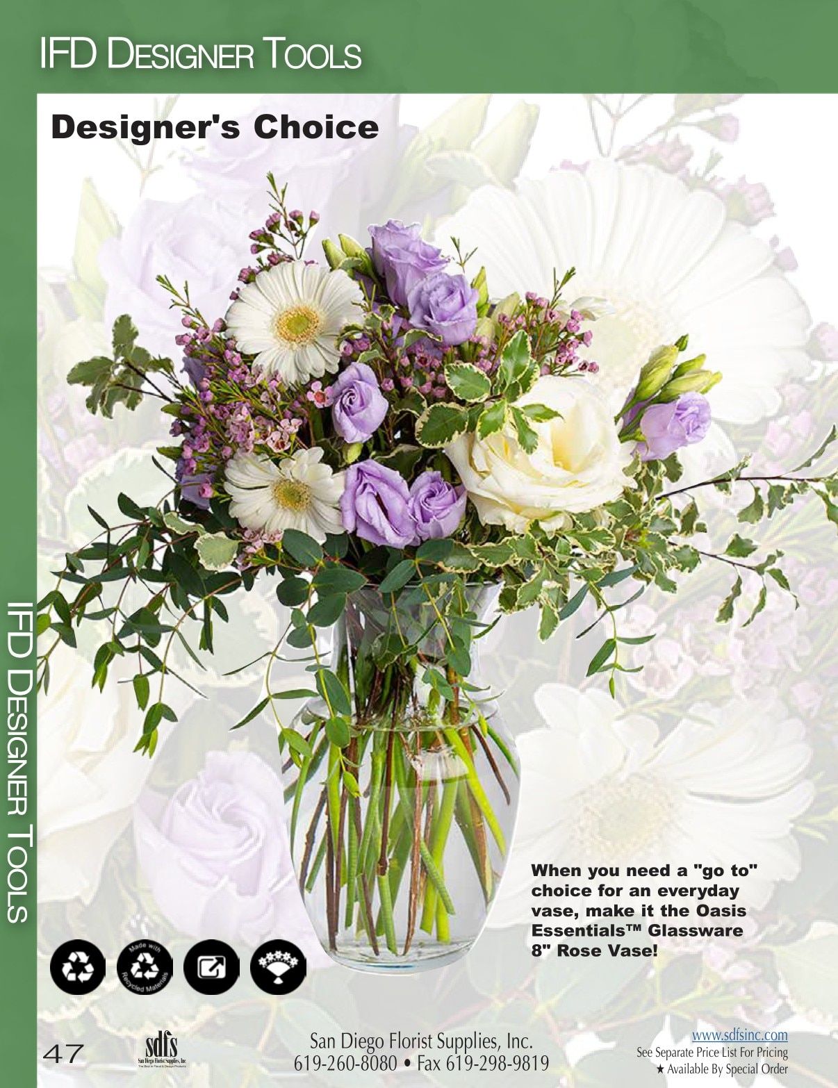 San Diego Florist Supply Catalog Weekly Ad January 1 - December 31, 2026