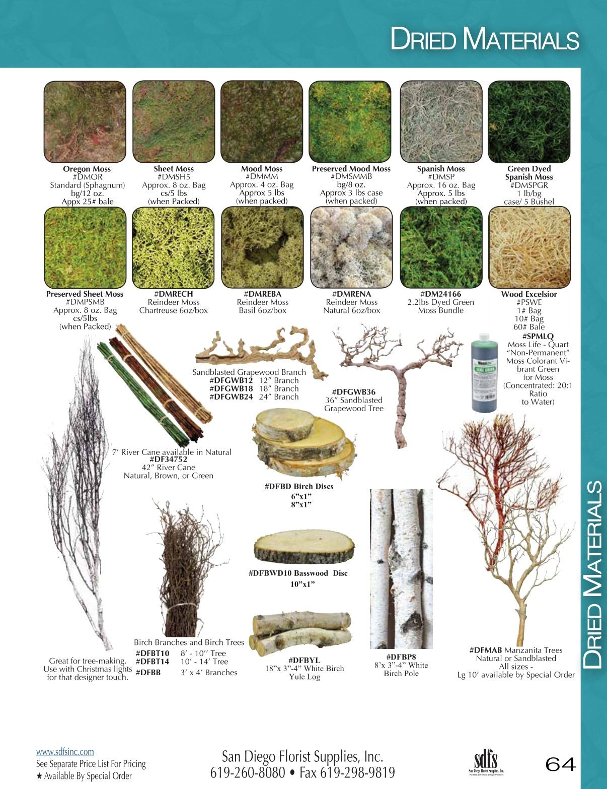 San Diego Florist Supply Catalog Weekly Ad January 1 - December 31, 2026