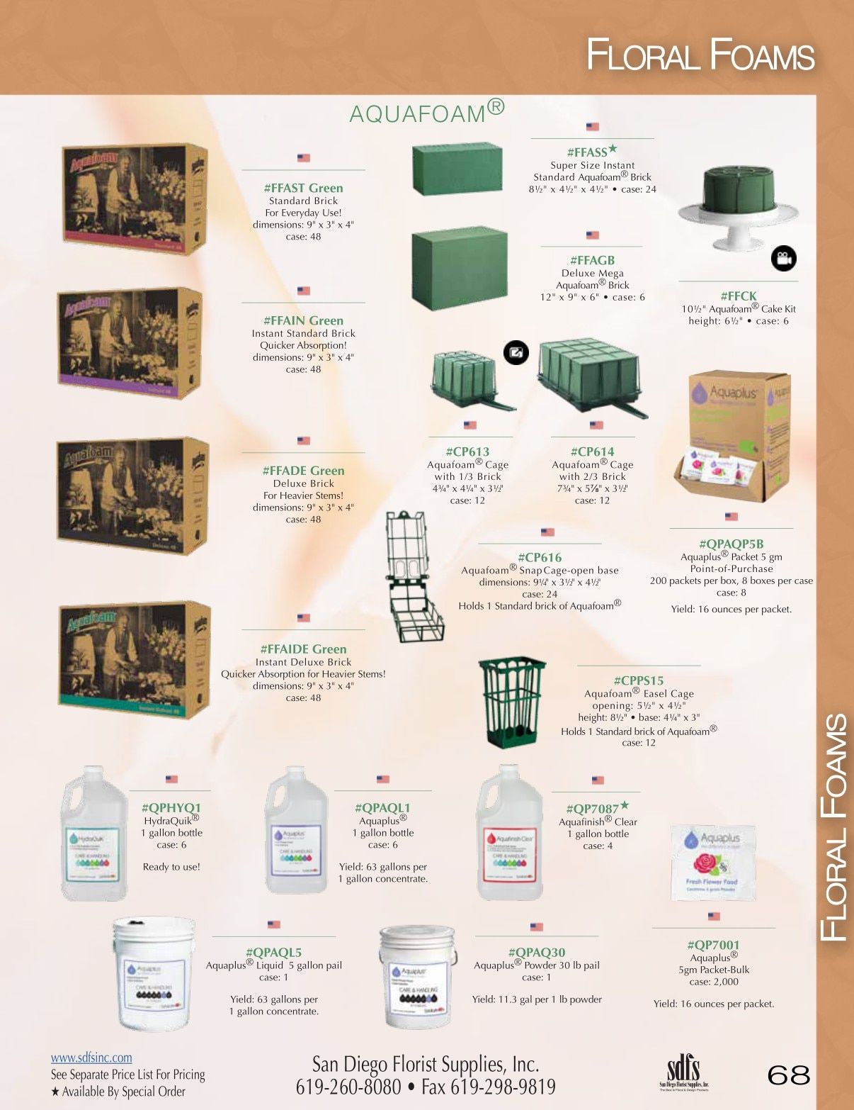 San Diego Florist Supply Catalog Weekly Ad January 1 - December 31, 2026