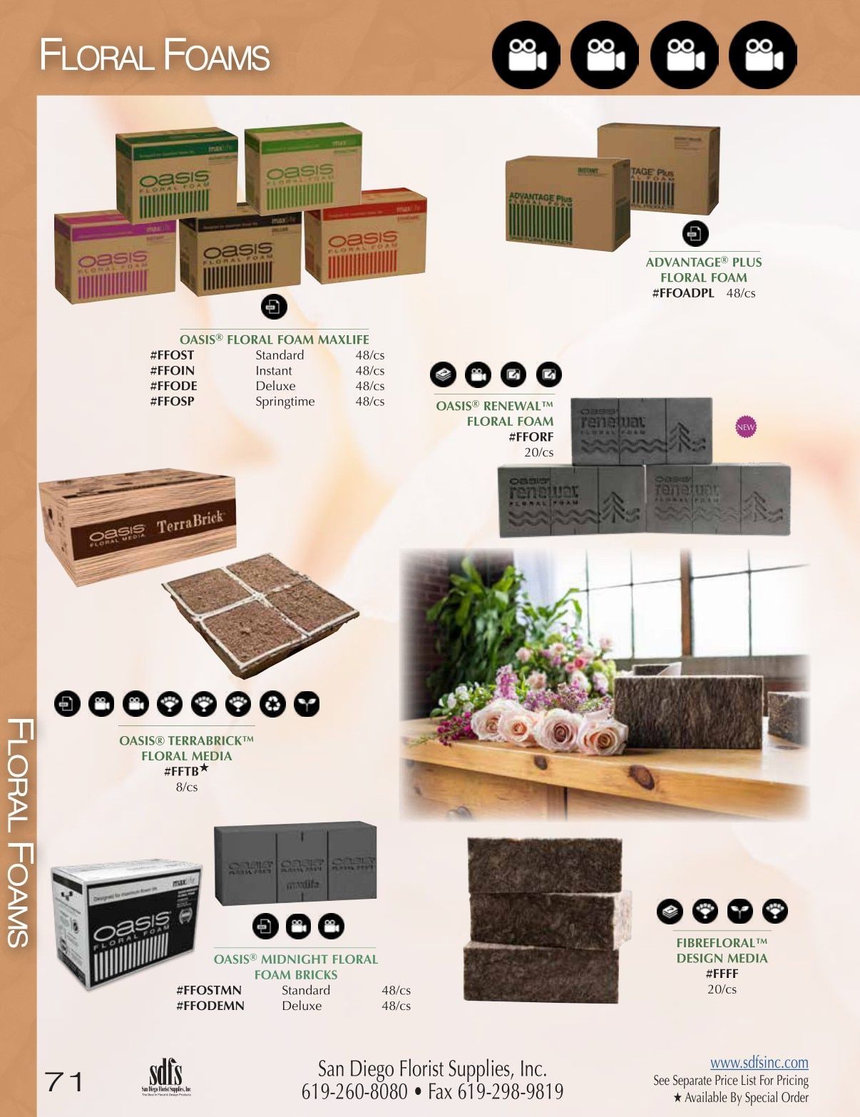 San Diego Florist Supply Catalog Weekly Ad January 1 - December 31, 2026