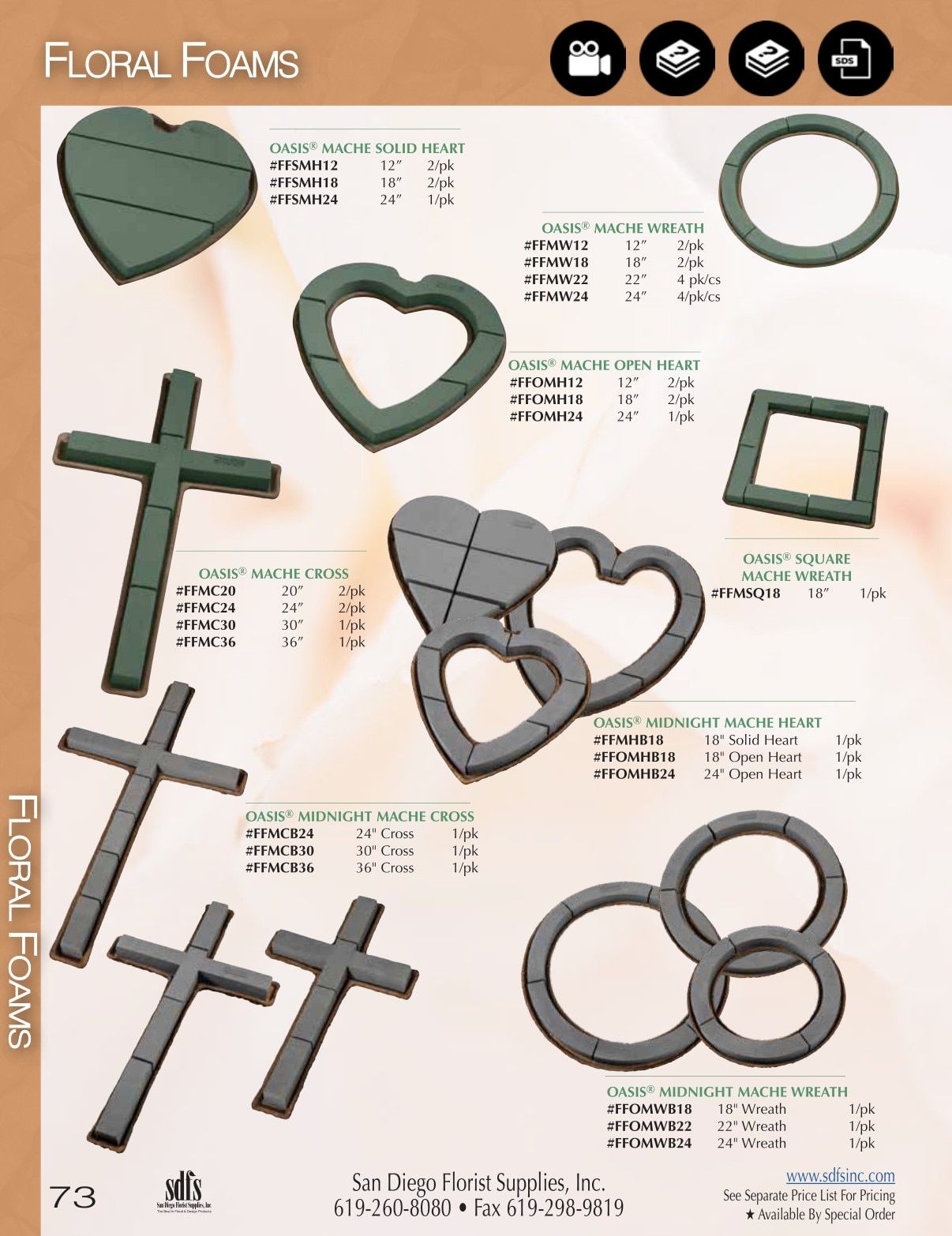 San Diego Florist Supply Catalog Weekly Ad January 1 - December 31, 2026