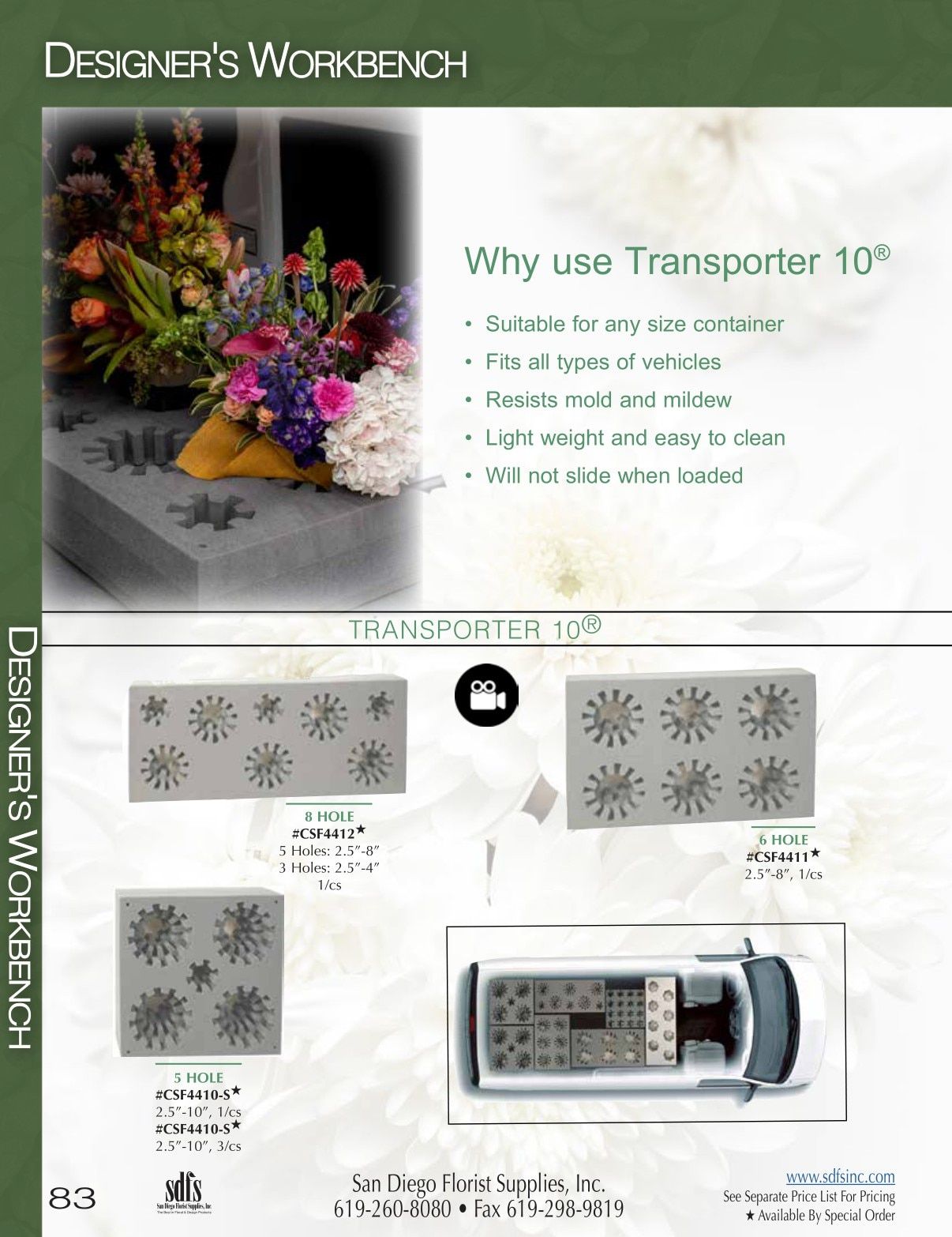 San Diego Florist Supply Catalog Weekly Ad January 1 - December 31, 2026