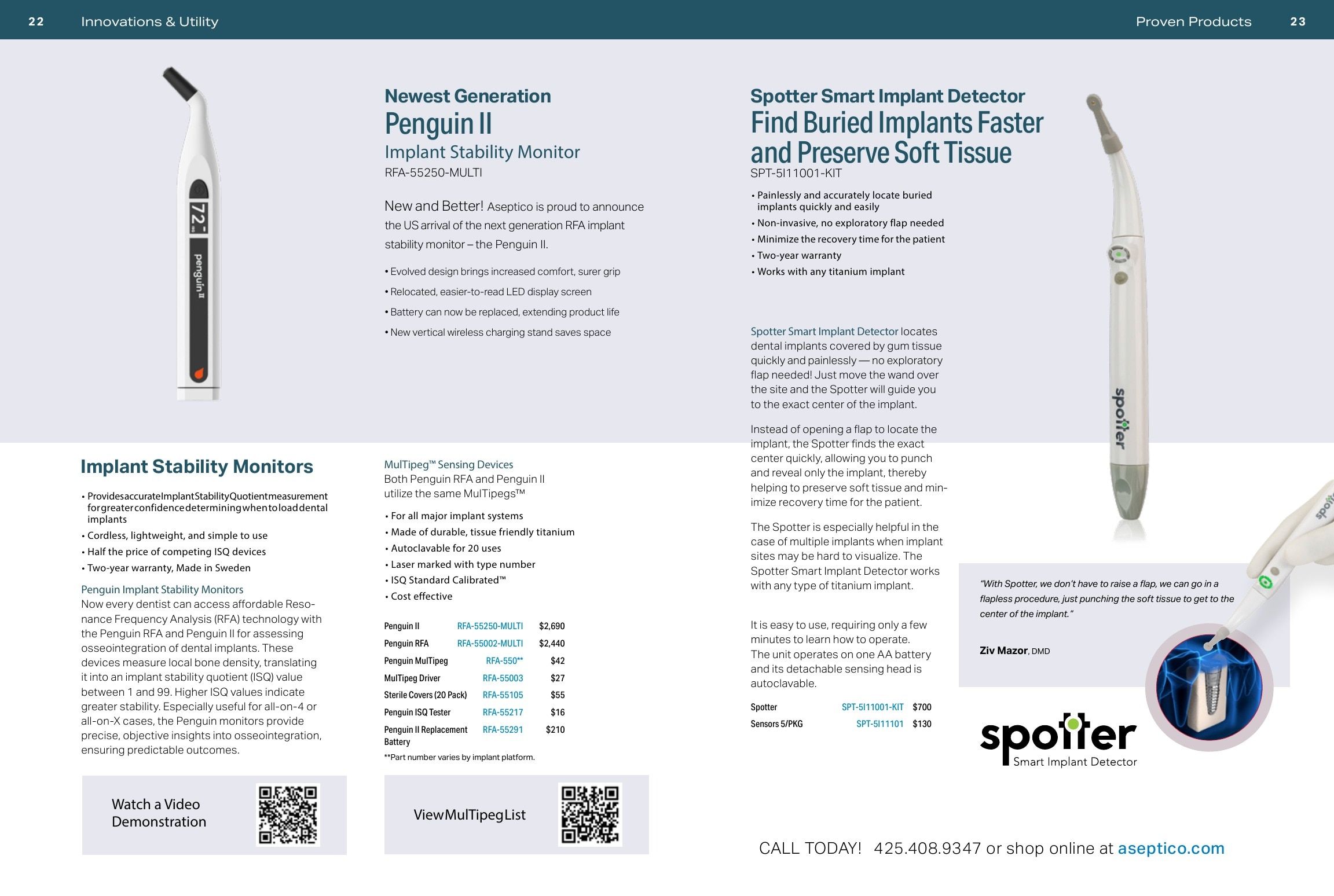 Aseptico Dental Catalog Weekly Ad January 1 - December 31, 2026
