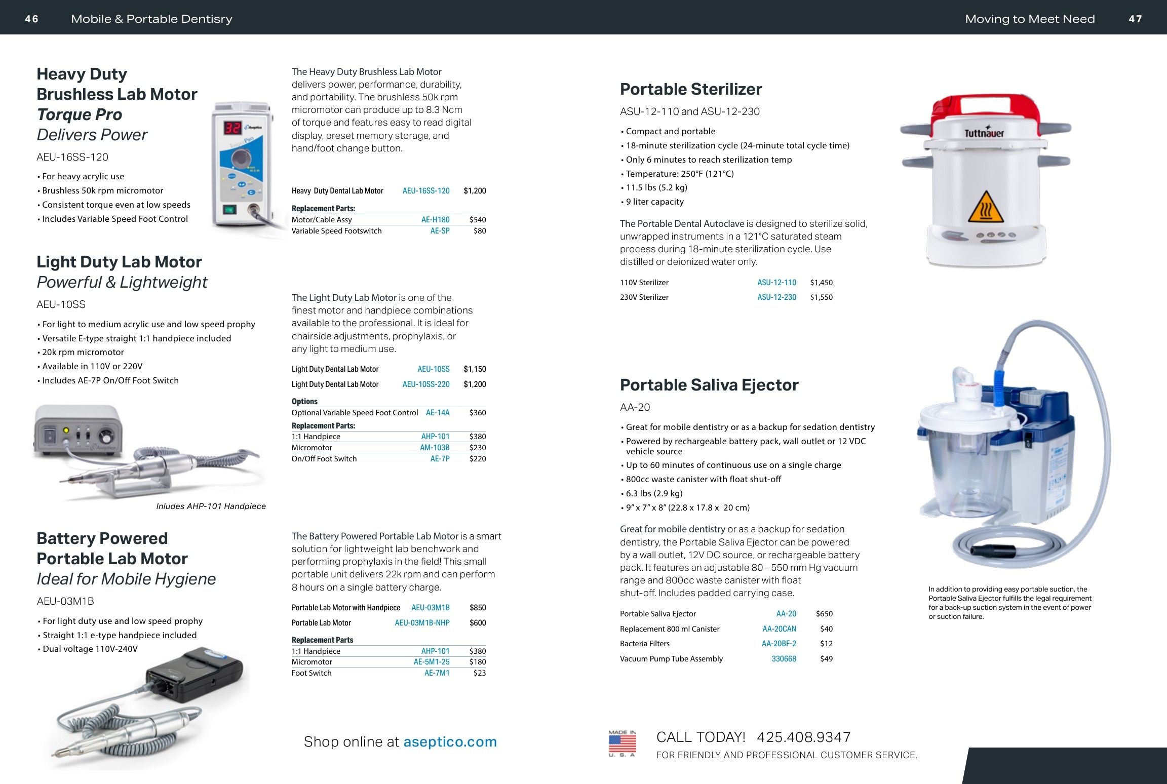Aseptico Dental Catalog Weekly Ad January 1 - December 31, 2026