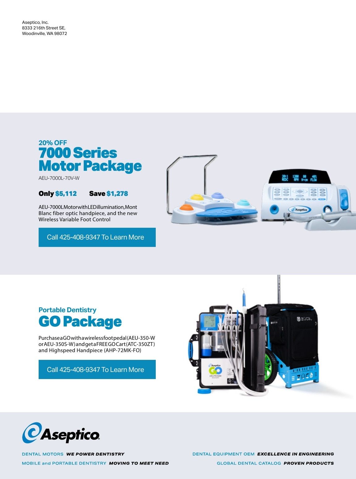 Aseptico Dental Catalog Weekly Ad January 1 - December 31, 2026