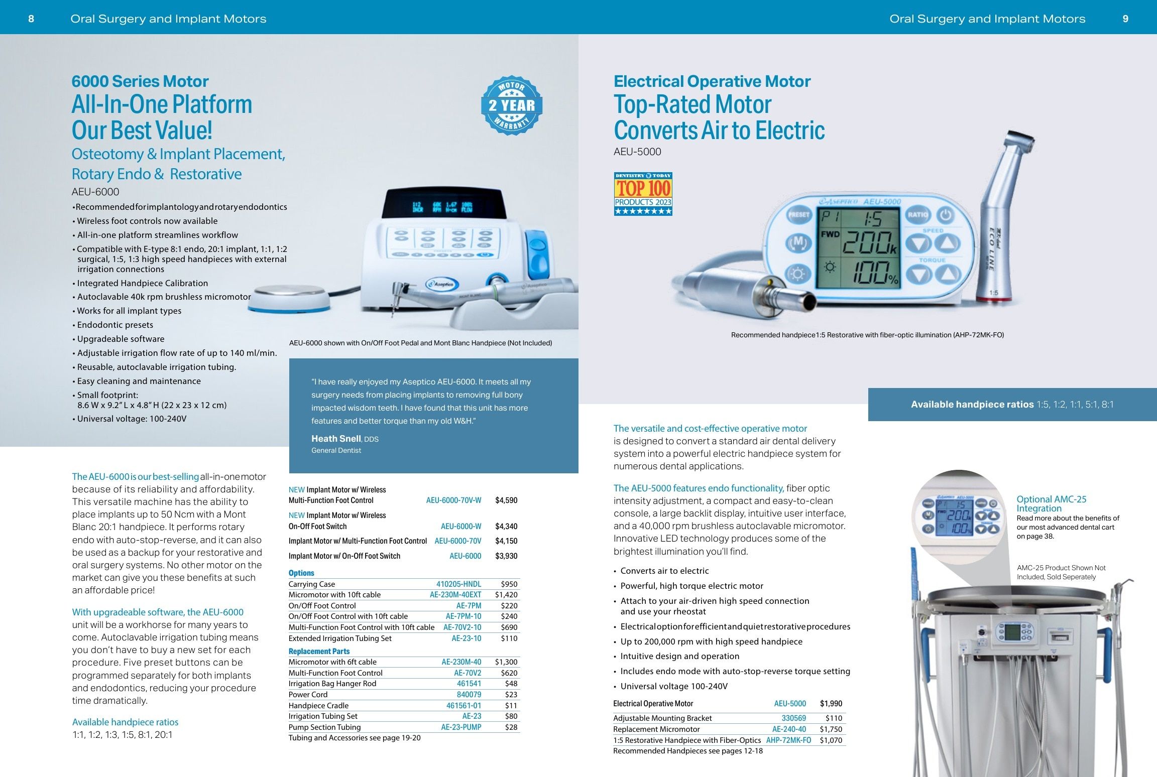 Aseptico Dental Catalog Weekly Ad January 1 - December 31, 2026
