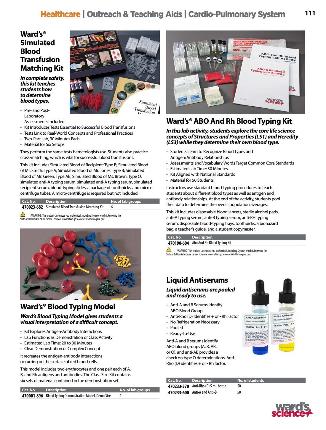 Ward's Science Healthcare & Medical Education Catalog Weekly Ad January 1 - December 31, 2026