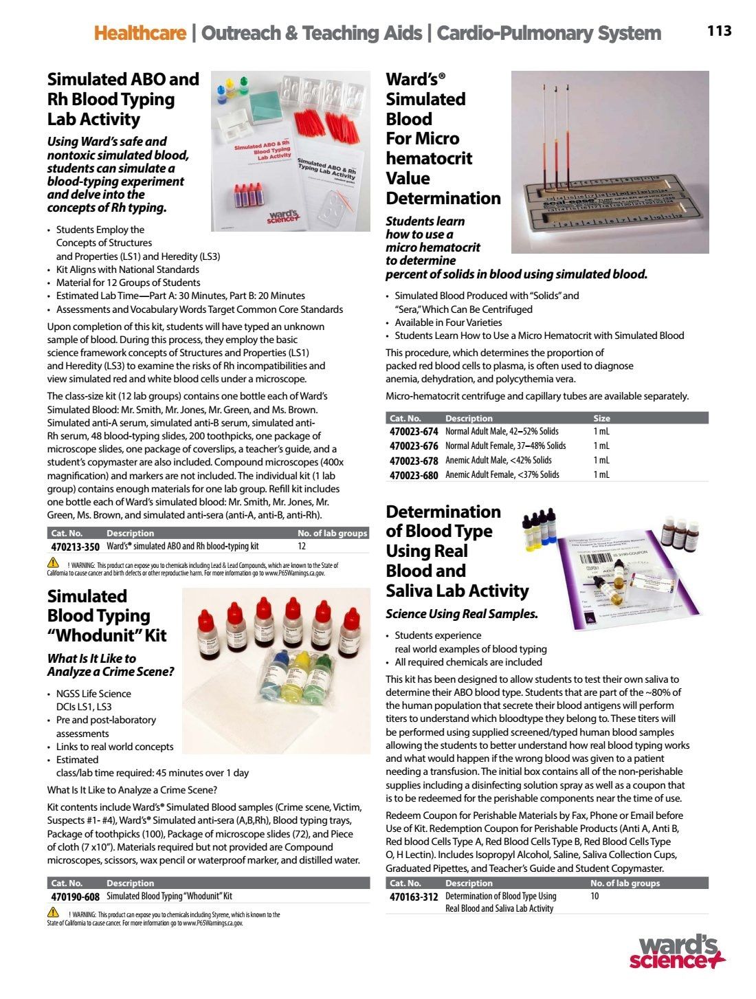 Ward's Science Healthcare & Medical Education Catalog Weekly Ad January 1 - December 31, 2026