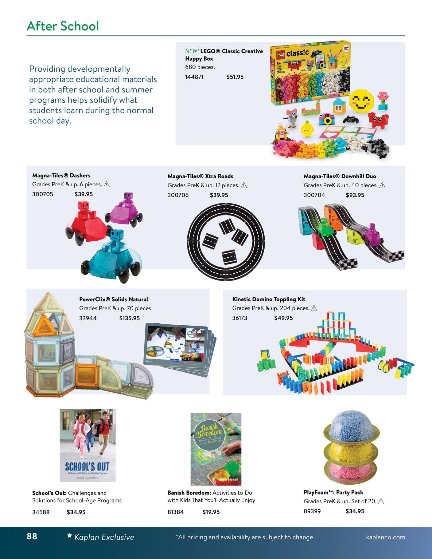 Kaplan Early Learning Company Elementary Catalog Weekly Ad January 1 - December 31, 2026
