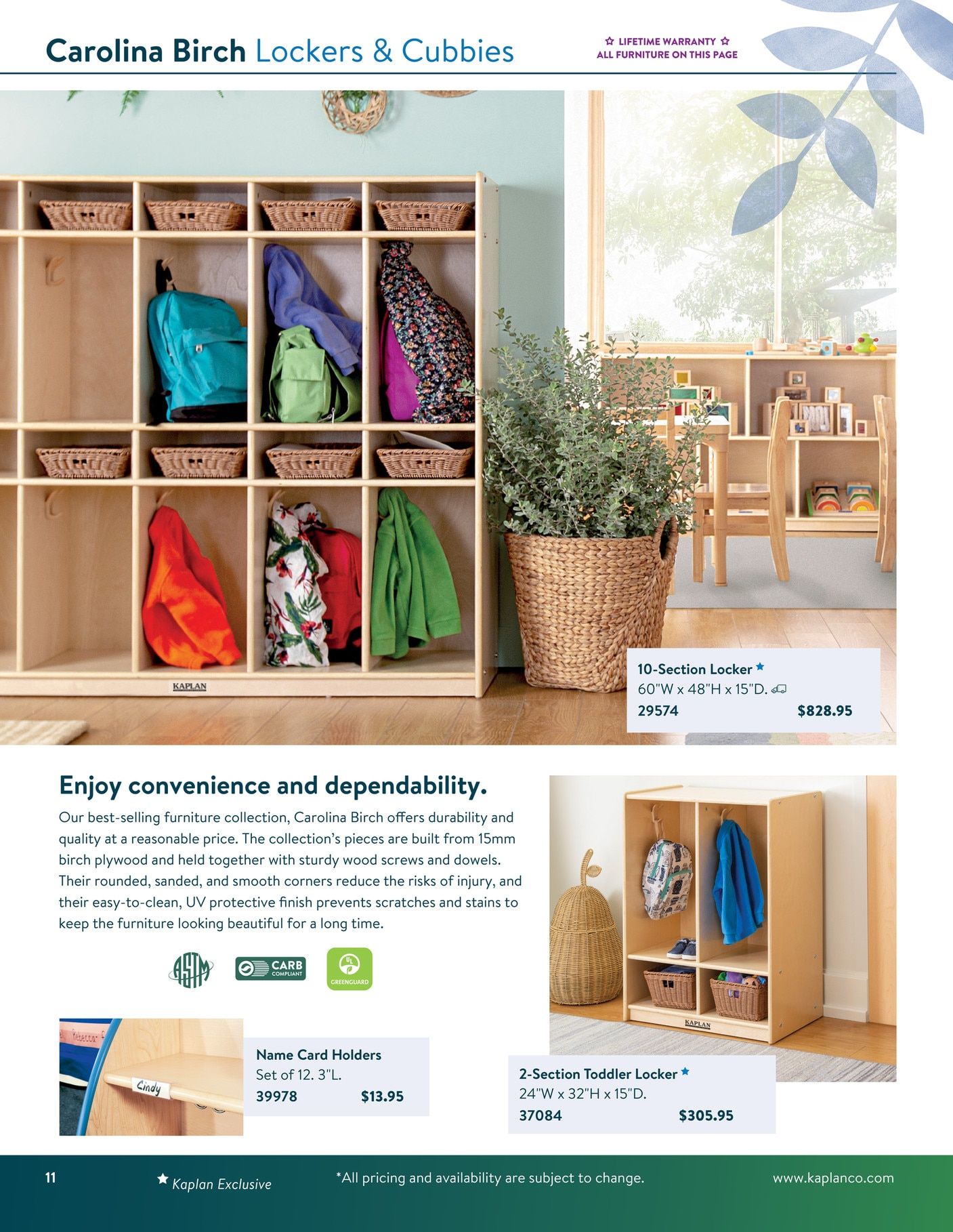 Kaplan Early Learning Company Furniture Mini Catalog Weekly Ad January 1 - December 31, 2026