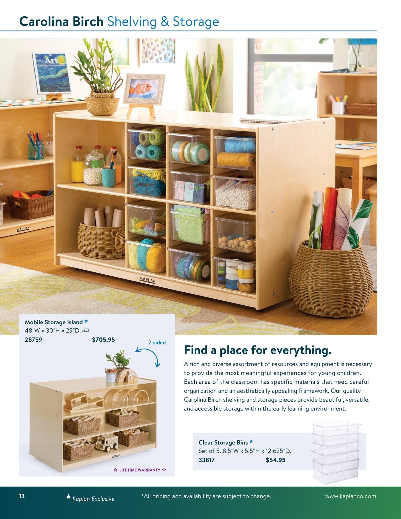 Kaplan Early Learning Company Furniture Mini Catalog Weekly Ad January 1 - December 31, 2026