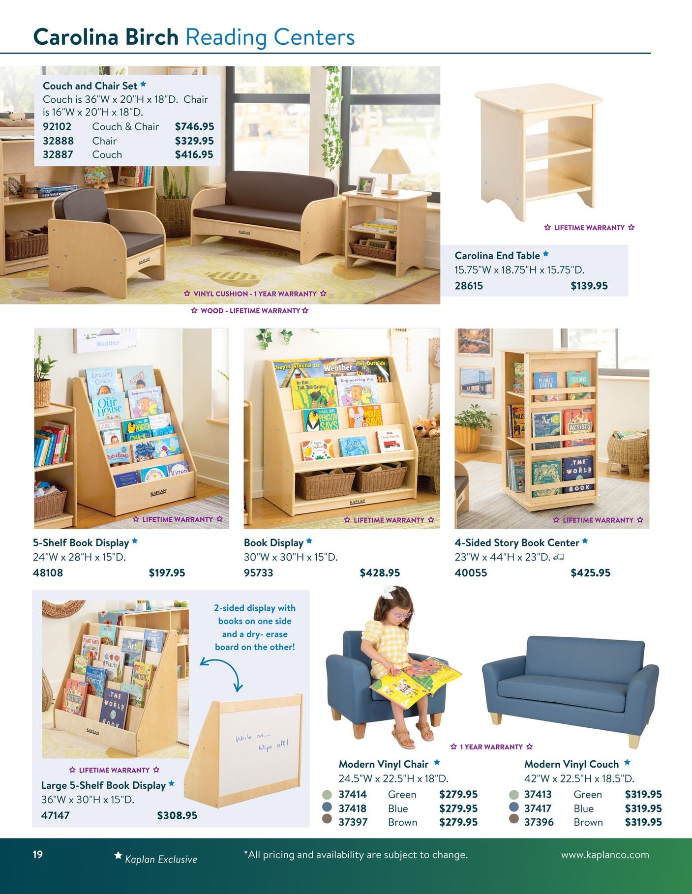 Kaplan Early Learning Company Furniture Mini Catalog Weekly Ad January 1 - December 31, 2026