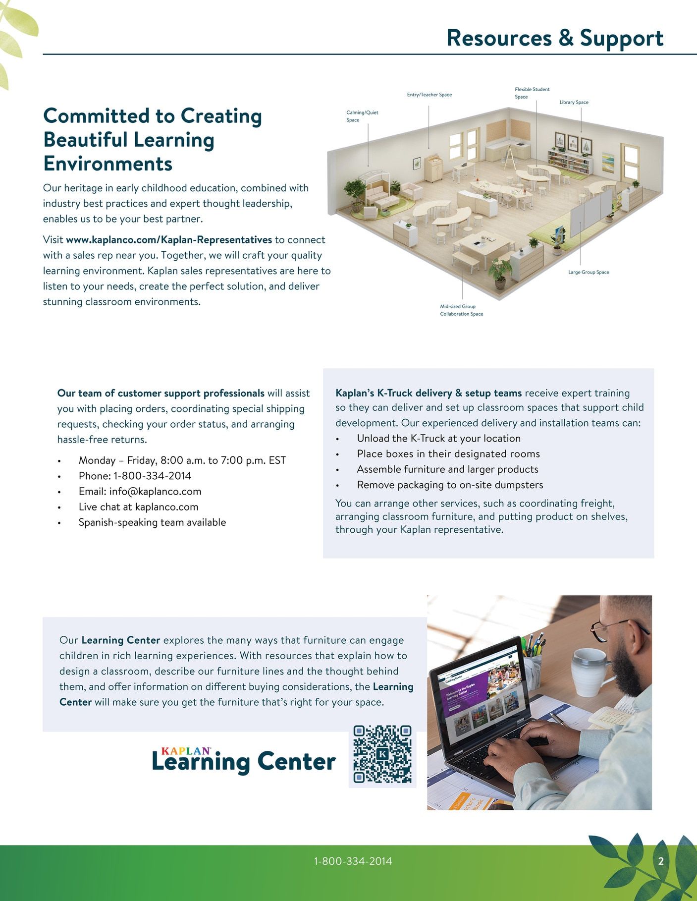 Kaplan Early Learning Company Furniture Mini Catalog Weekly Ad January 1 - December 31, 2026