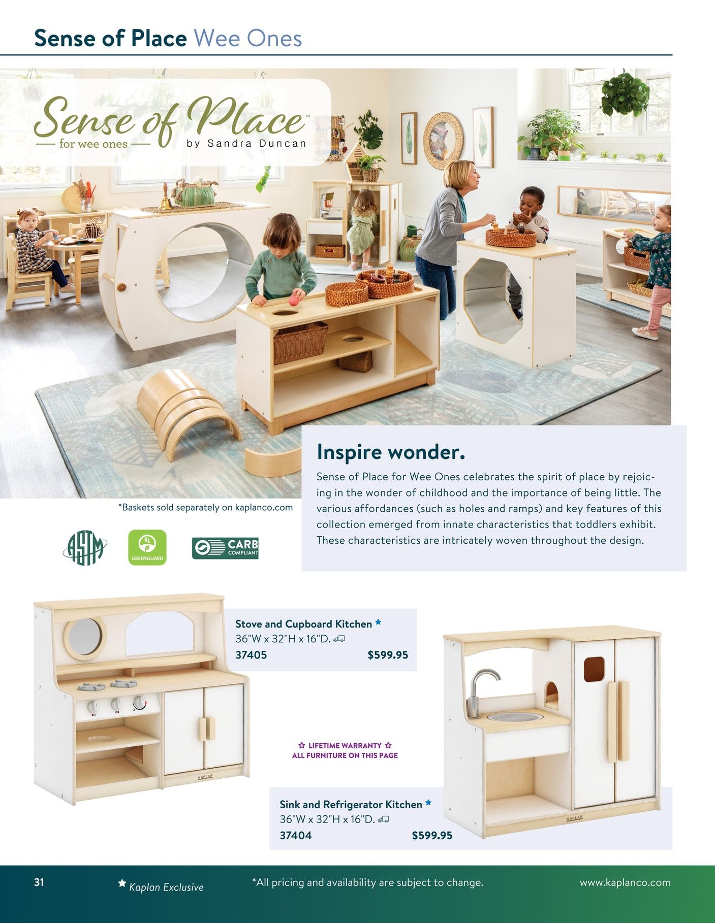 Kaplan Early Learning Company Furniture Mini Catalog Weekly Ad January 1 - December 31, 2026