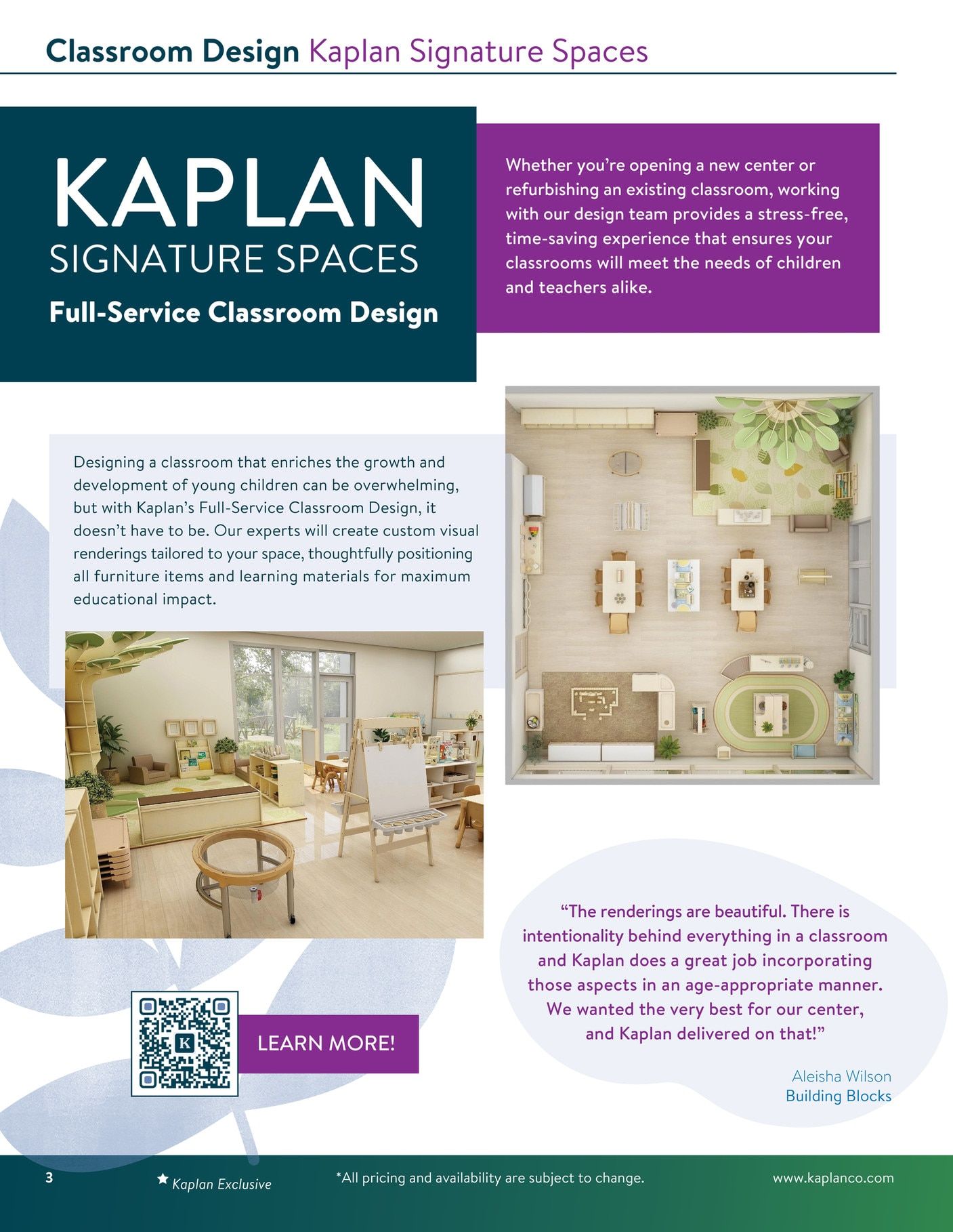 Kaplan Early Learning Company Furniture Mini Catalog Weekly Ad January 1 - December 31, 2026