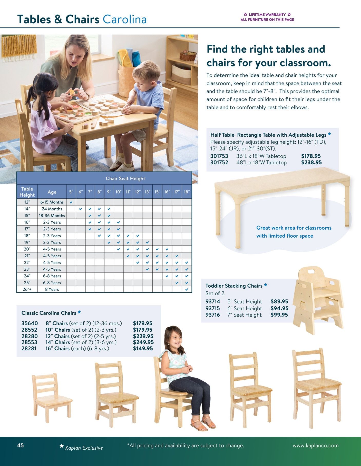 Kaplan Early Learning Company Furniture Mini Catalog Weekly Ad January 1 - December 31, 2026