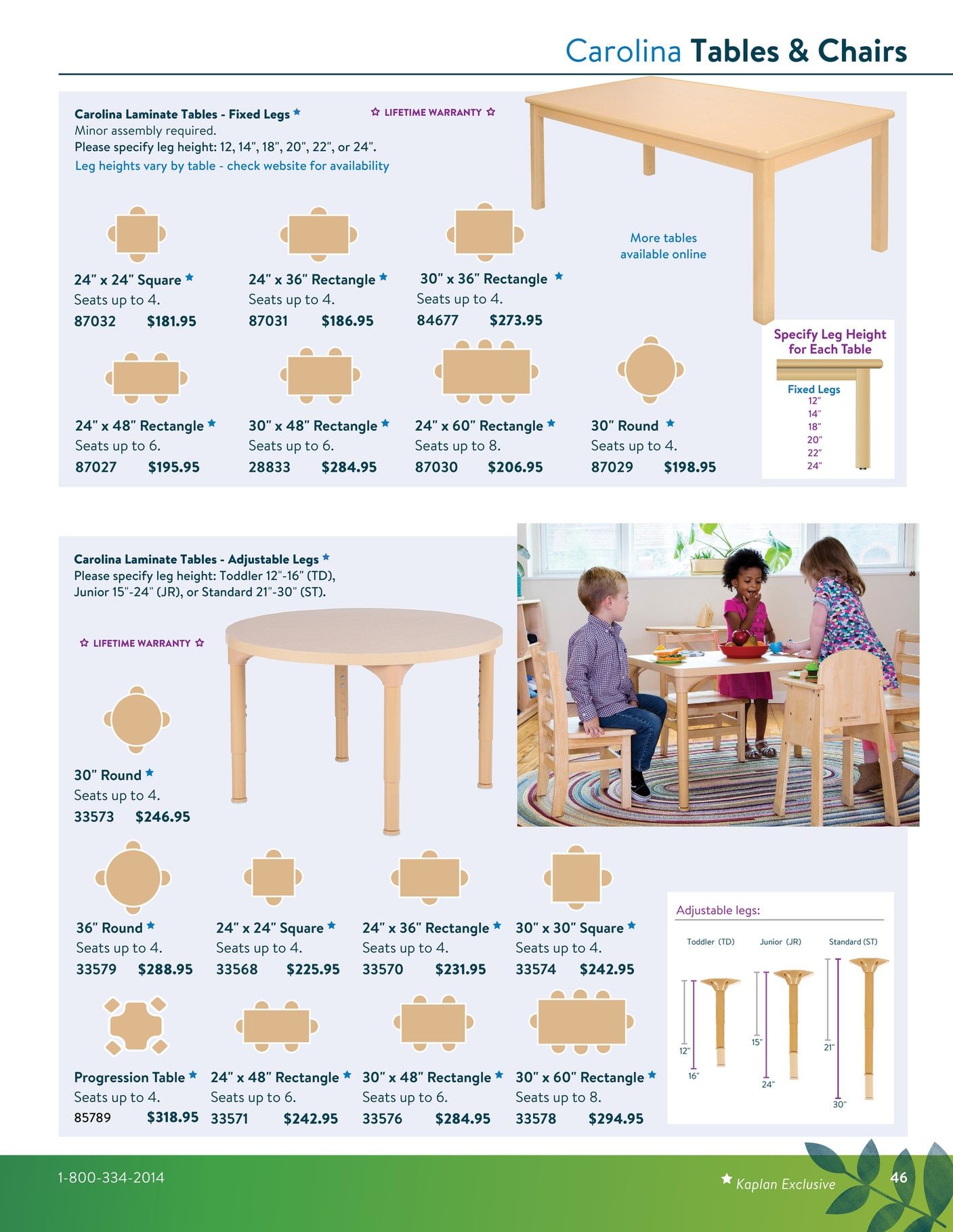 Kaplan Early Learning Company Furniture Mini Catalog Weekly Ad January 1 - December 31, 2026