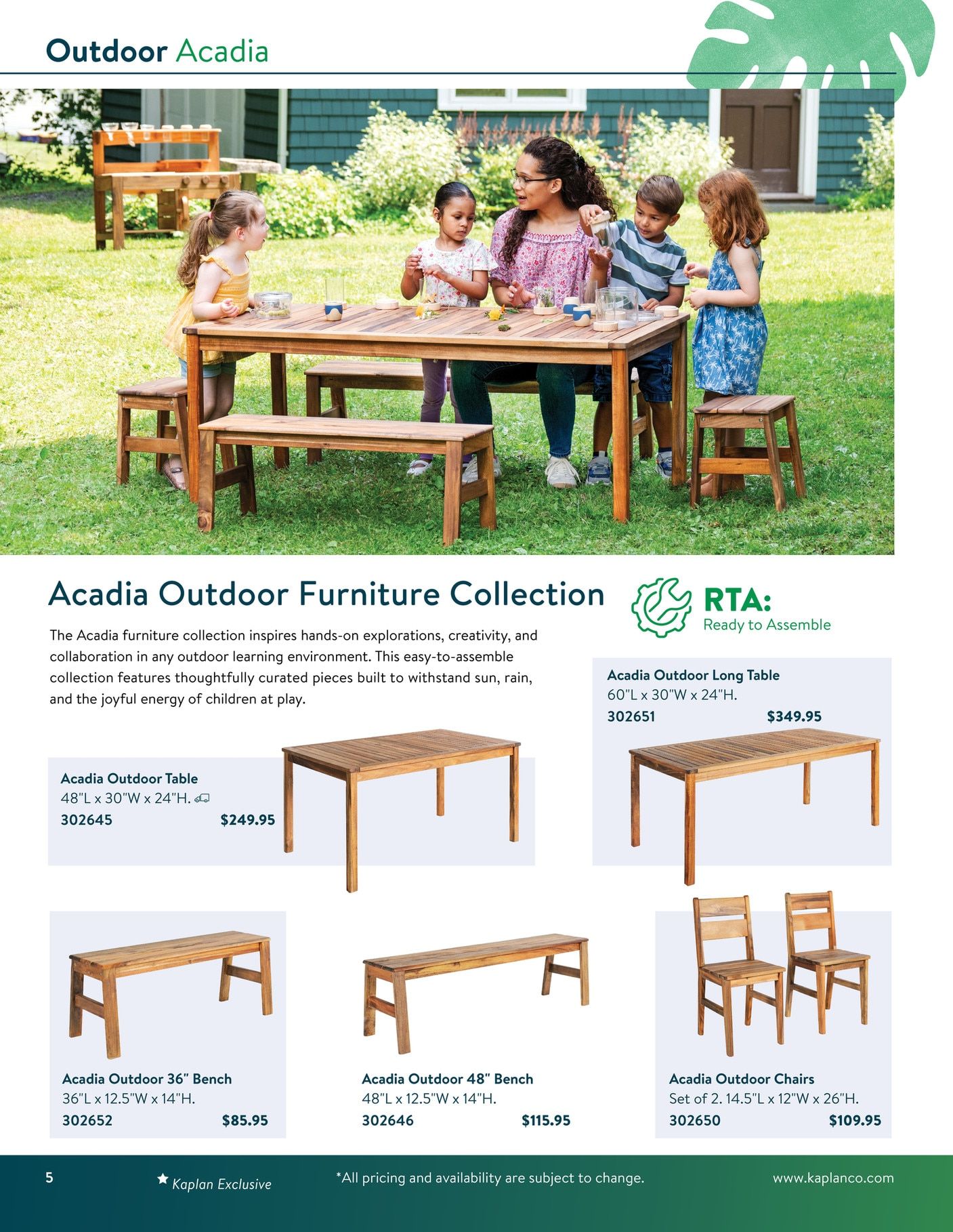 Kaplan Early Learning Company Furniture Mini Catalog Weekly Ad January 1 - December 31, 2026