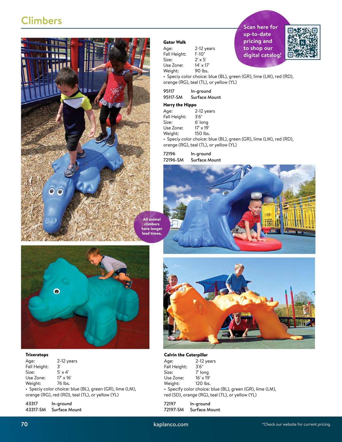 Kaplan Early Learning Company Playground Catalog Weekly Ad January 1 - December 31, 2026