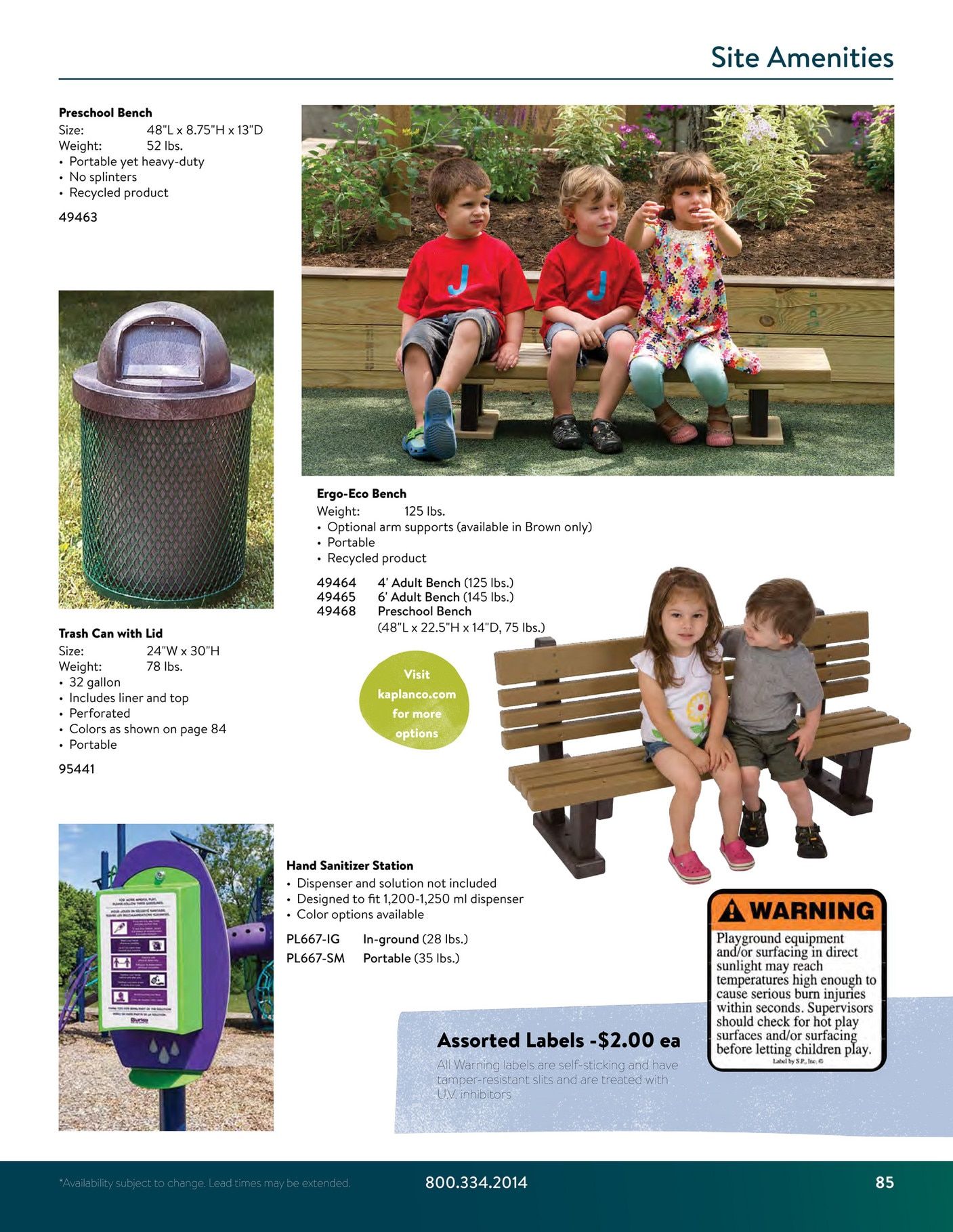 Kaplan Early Learning Company Playground Catalog Weekly Ad January 1 - December 31, 2026