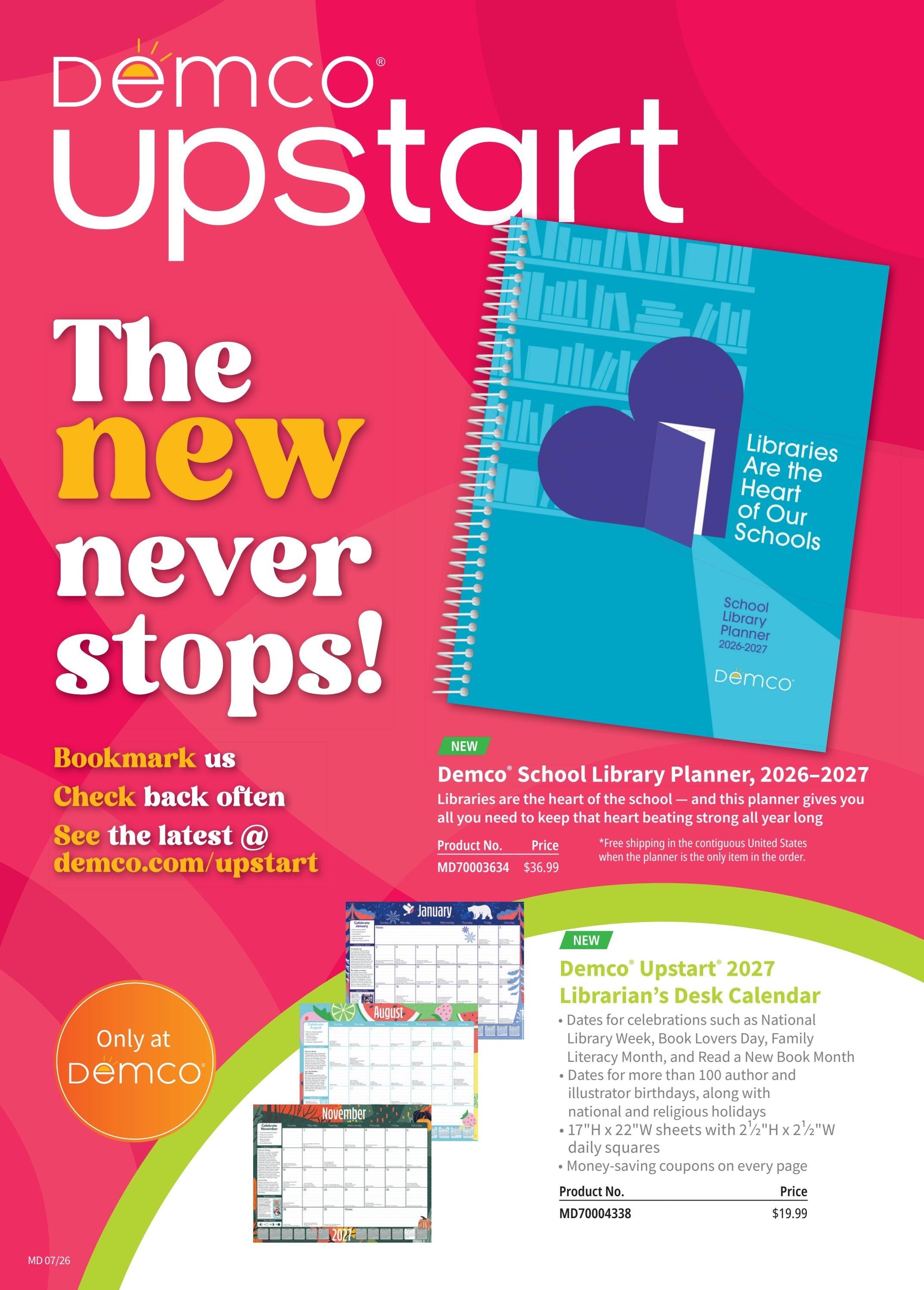 Demco Fall Upstart Insert Weekly Ad January 1 - December 31, 2026