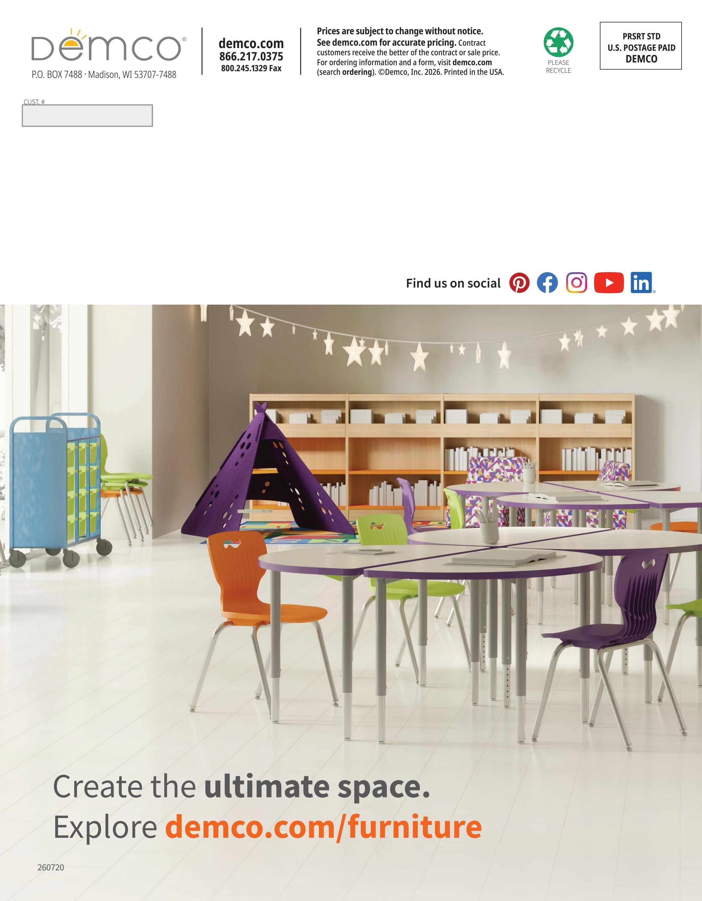 Demco Learning Environment Essentials Weekly Ad January 1 - December 31, 2026