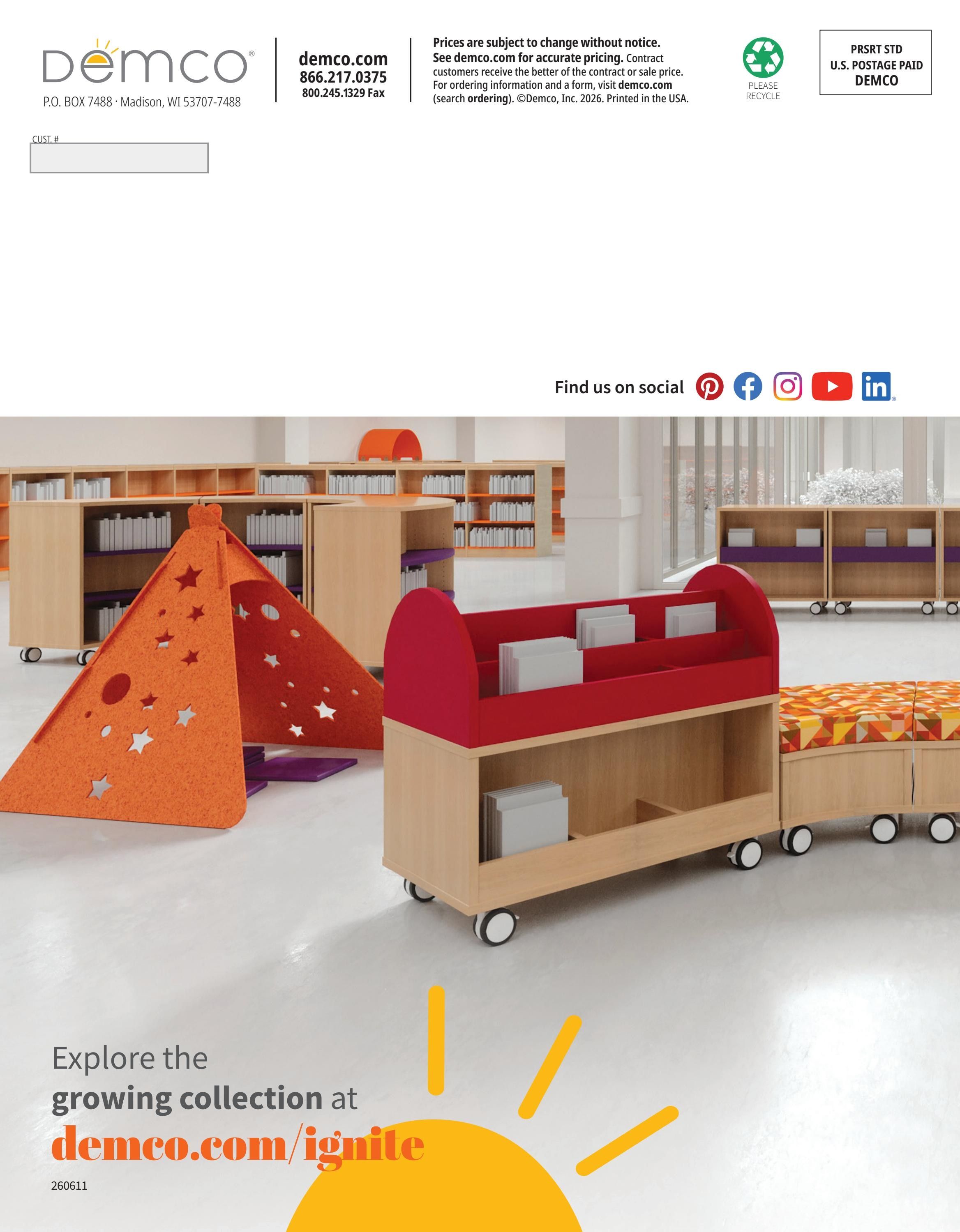 Demco Learning Space Must-Haves Weekly Ad January 1 - December 31, 2026