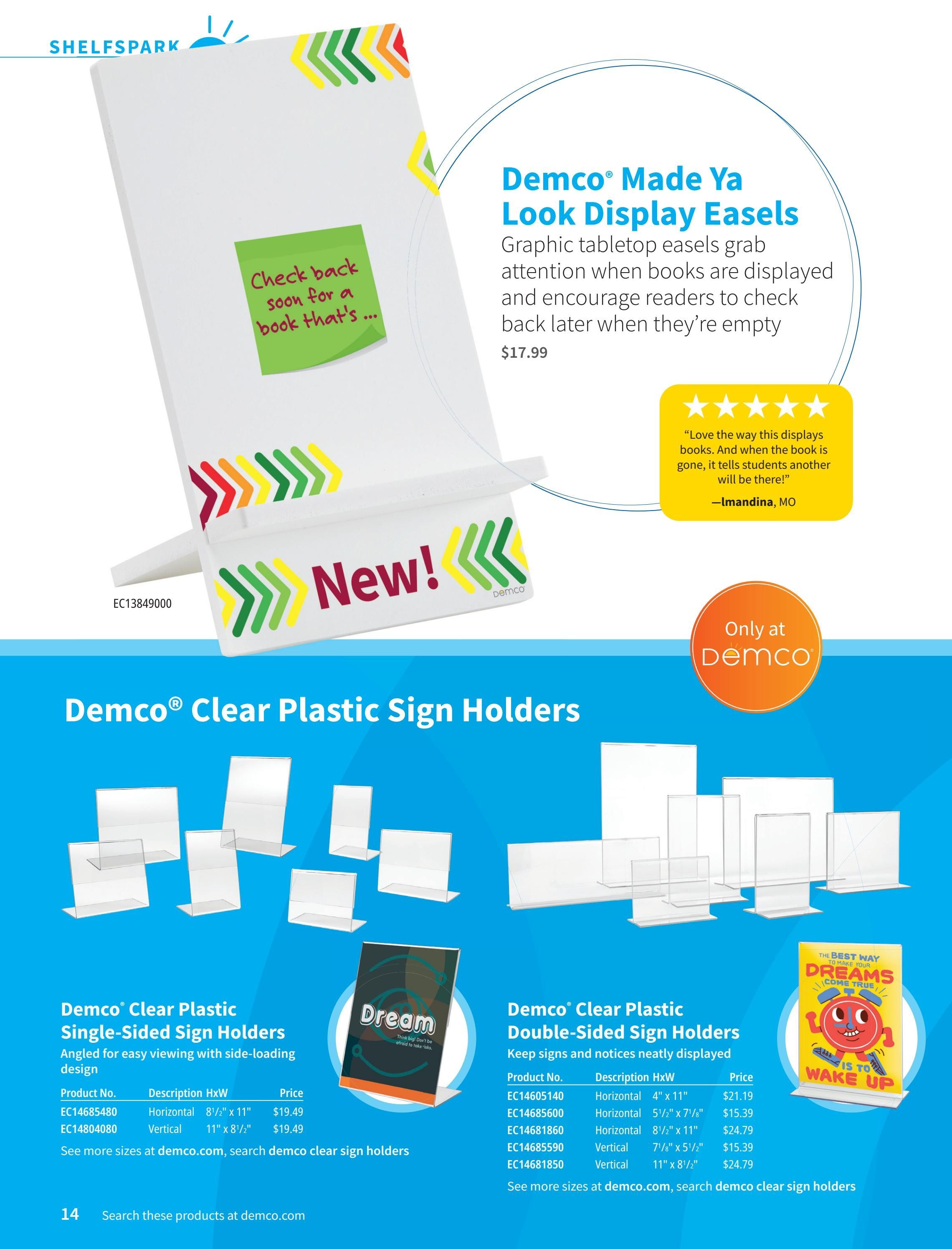 Demco Library Favorites Weekly Ad January 1 - December 31, 2026