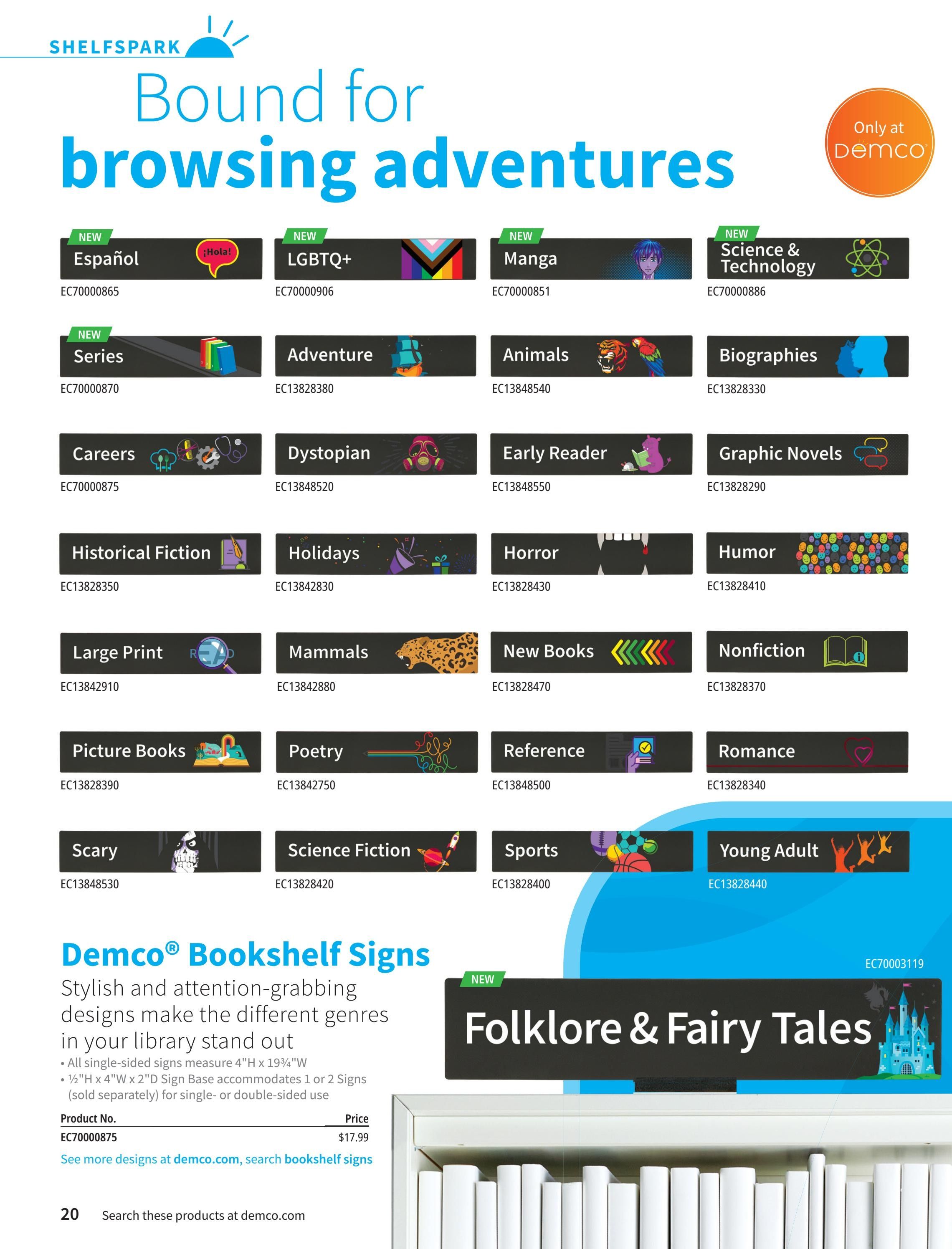 Demco Library Favorites Weekly Ad January 1 - December 31, 2026