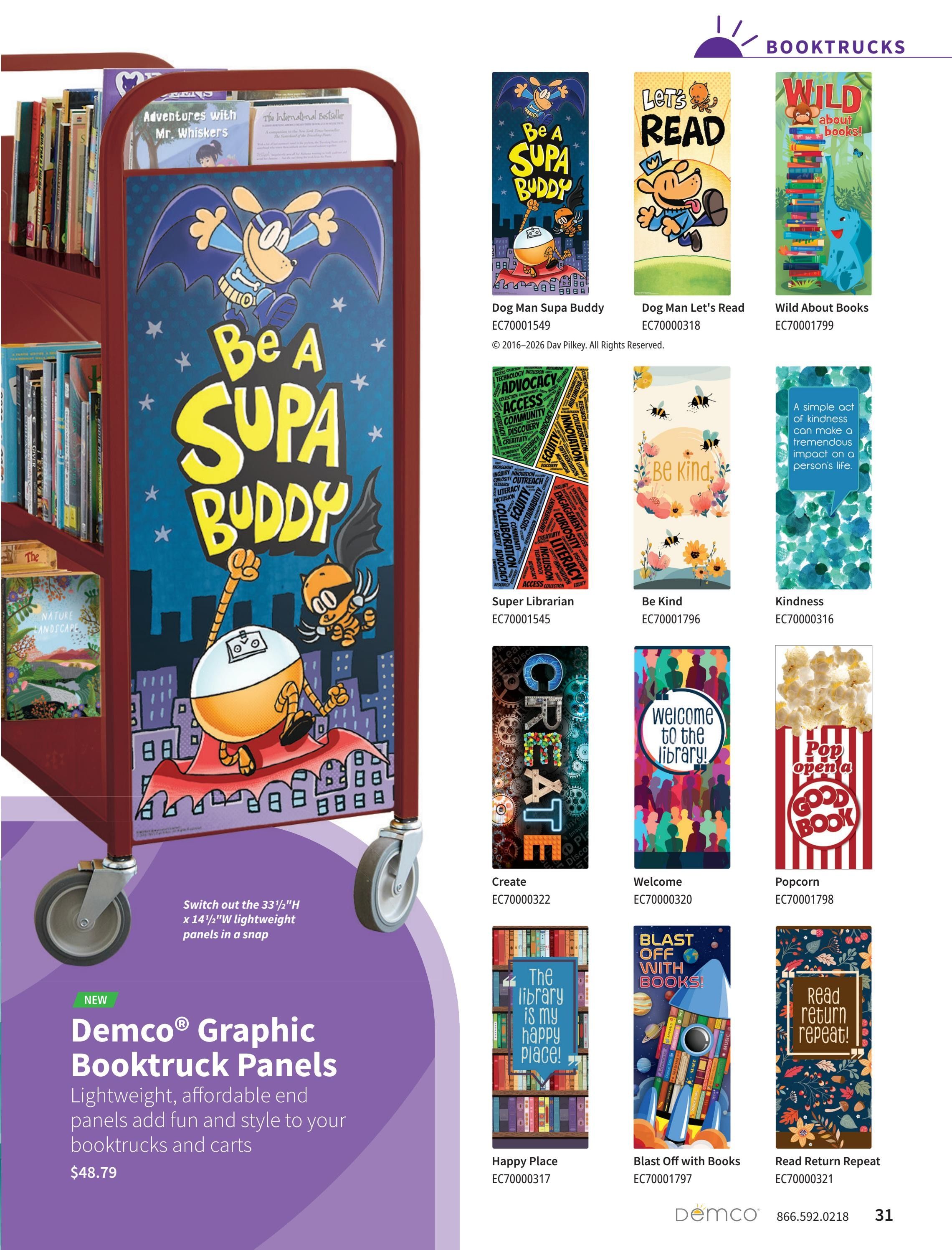 Demco Library Favorites Weekly Ad January 1 - December 31, 2026