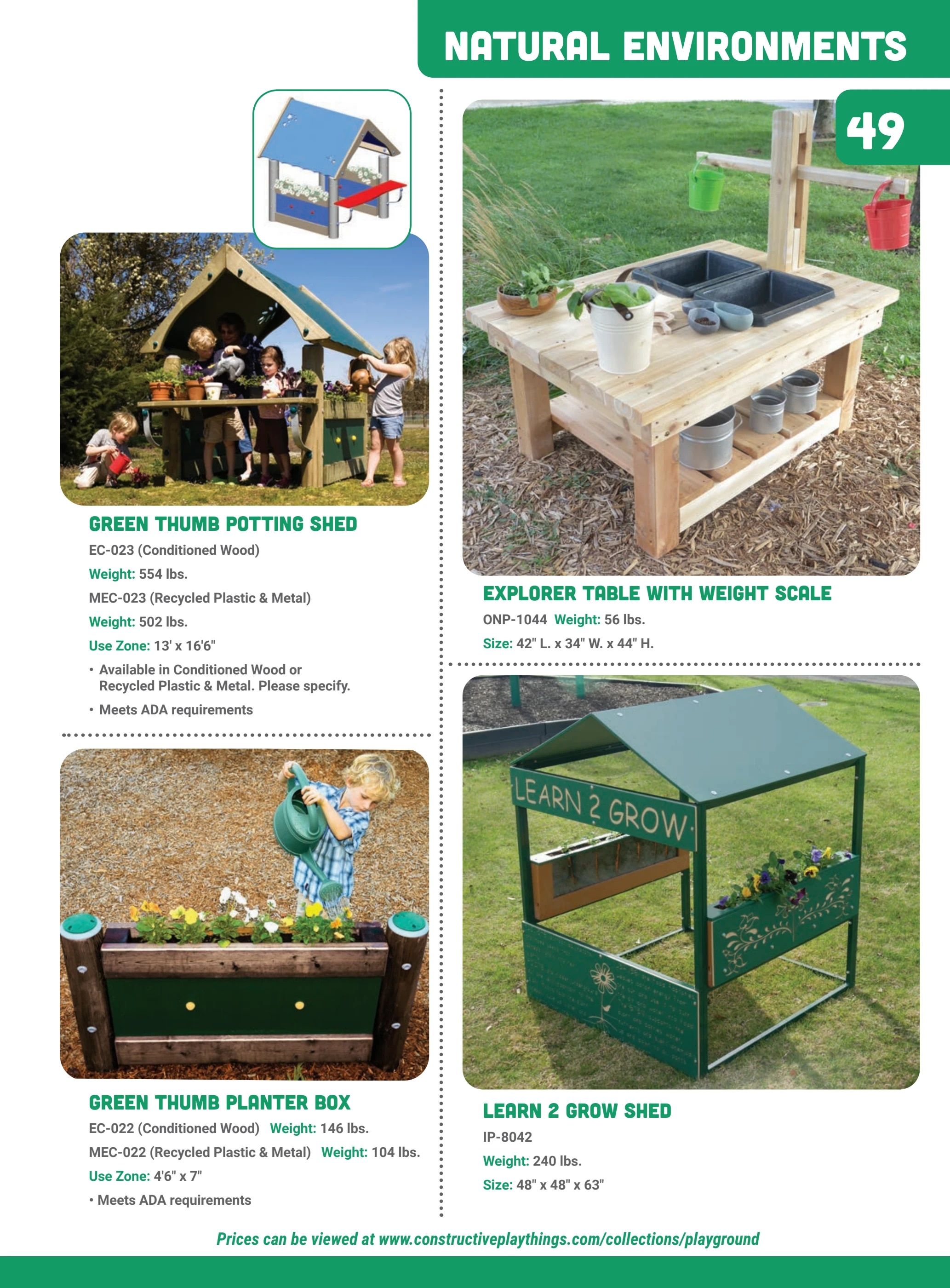 Constructive Playthings Playground Catalog Weekly Ad January 1 - December 31, 2026
