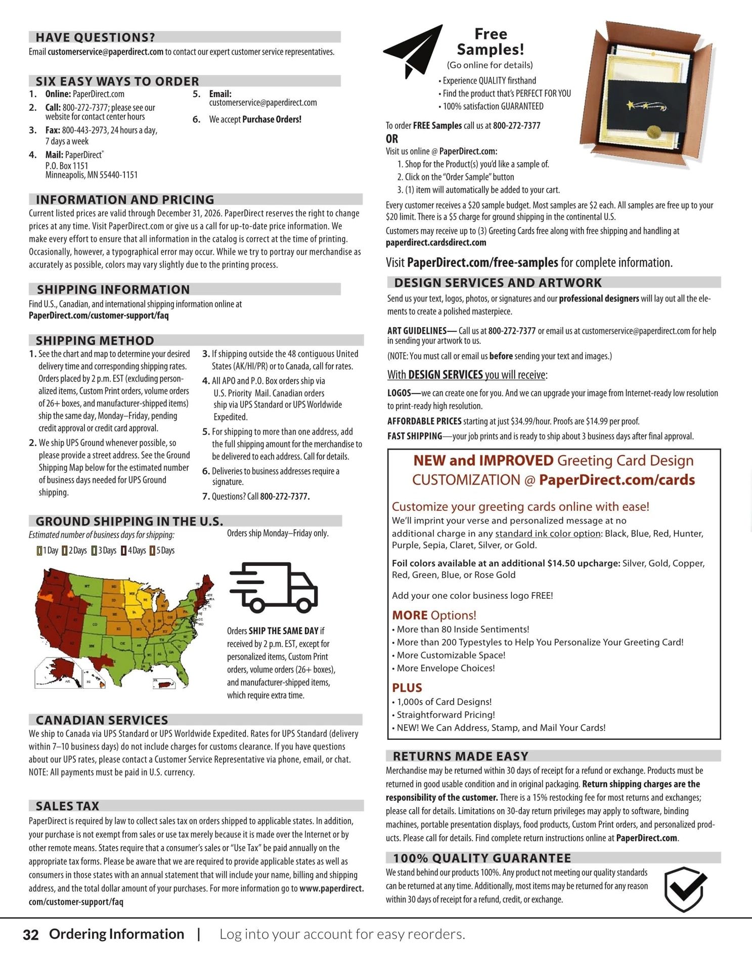 PaperDirect Spring Catalog Weekly Ad January 1 - December 31, 2026