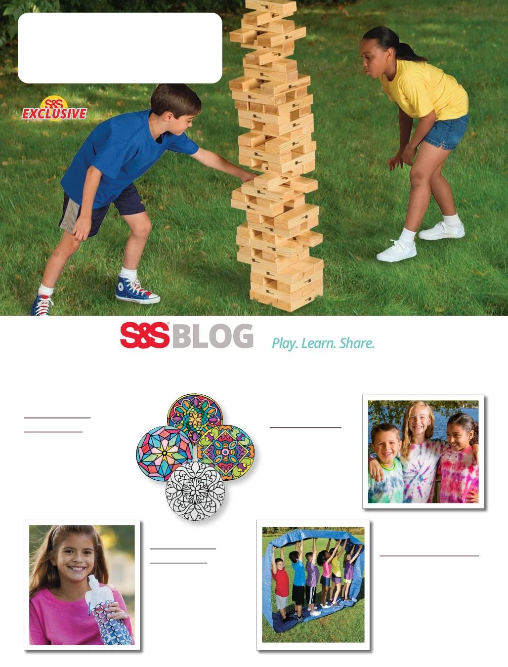 S&S Worldwide Summer Camp Catalog Weekly Ad January 1 - December 31, 2026