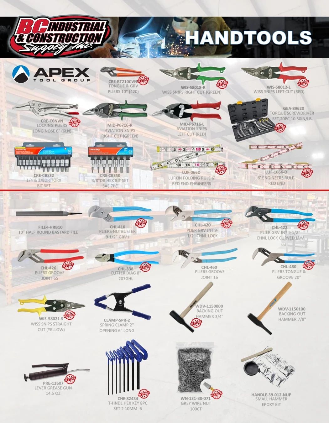 BC Industrial Supply Annual Catalog Weekly Ad January 1 - December 31, 2026