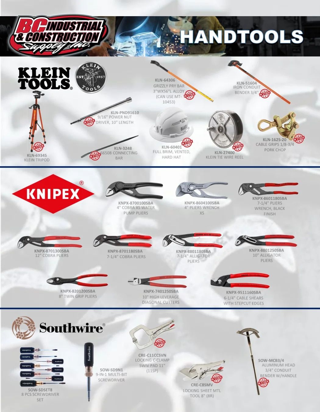 BC Industrial Supply Annual Catalog Weekly Ad January 1 - December 31, 2026