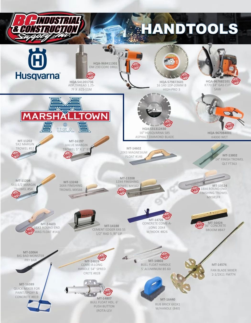 BC Industrial Supply Annual Catalog Weekly Ad January 1 - December 31, 2026