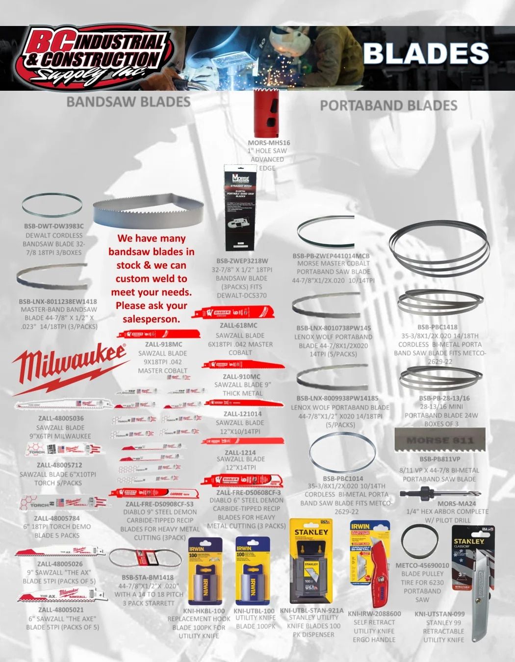 BC Industrial Supply Annual Catalog Weekly Ad January 1 - December 31, 2026