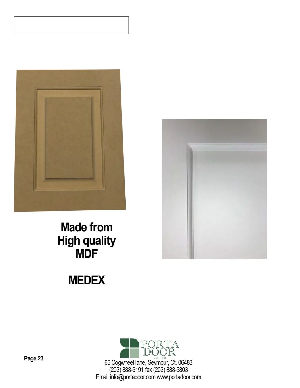 Porta Door Annual Catalog Weekly Ad January 1 - December 31, 2026