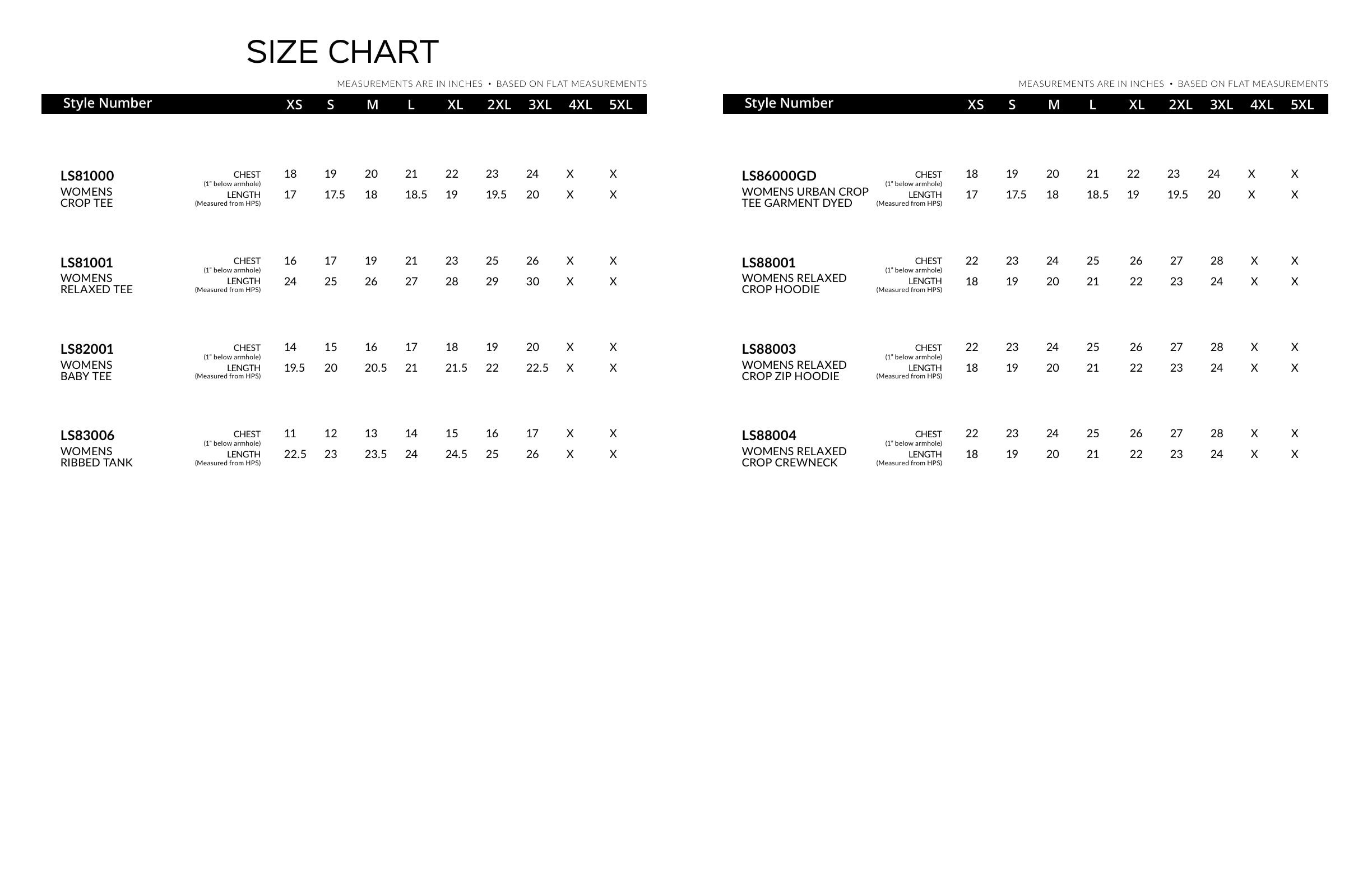 Lane Seven Apparel Women's Catalog Weekly Ad January 1 - December 31, 2026