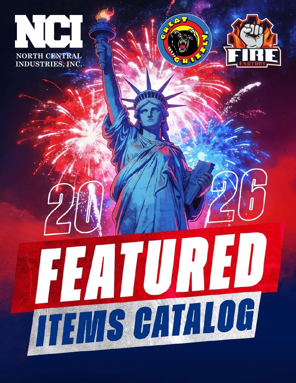 Great Grizzly Fireworks Featured Items Catalog Weekly Ad January 1 - December 31, 2026
