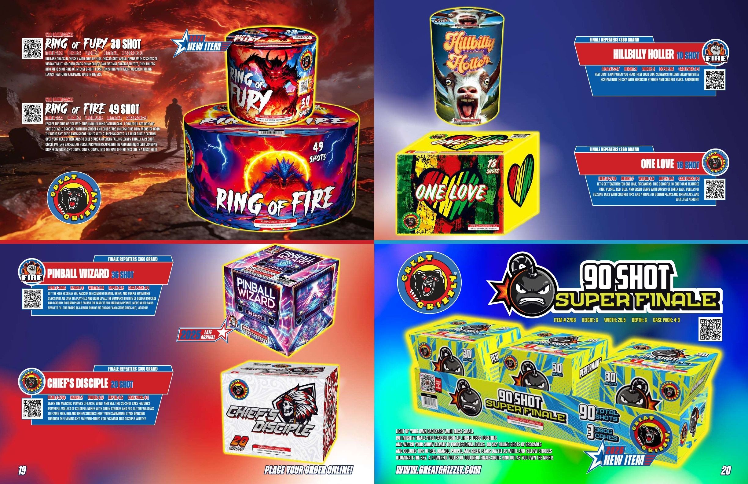 Great Grizzly Fireworks Featured Items Catalog Weekly Ad January 1 - December 31, 2026