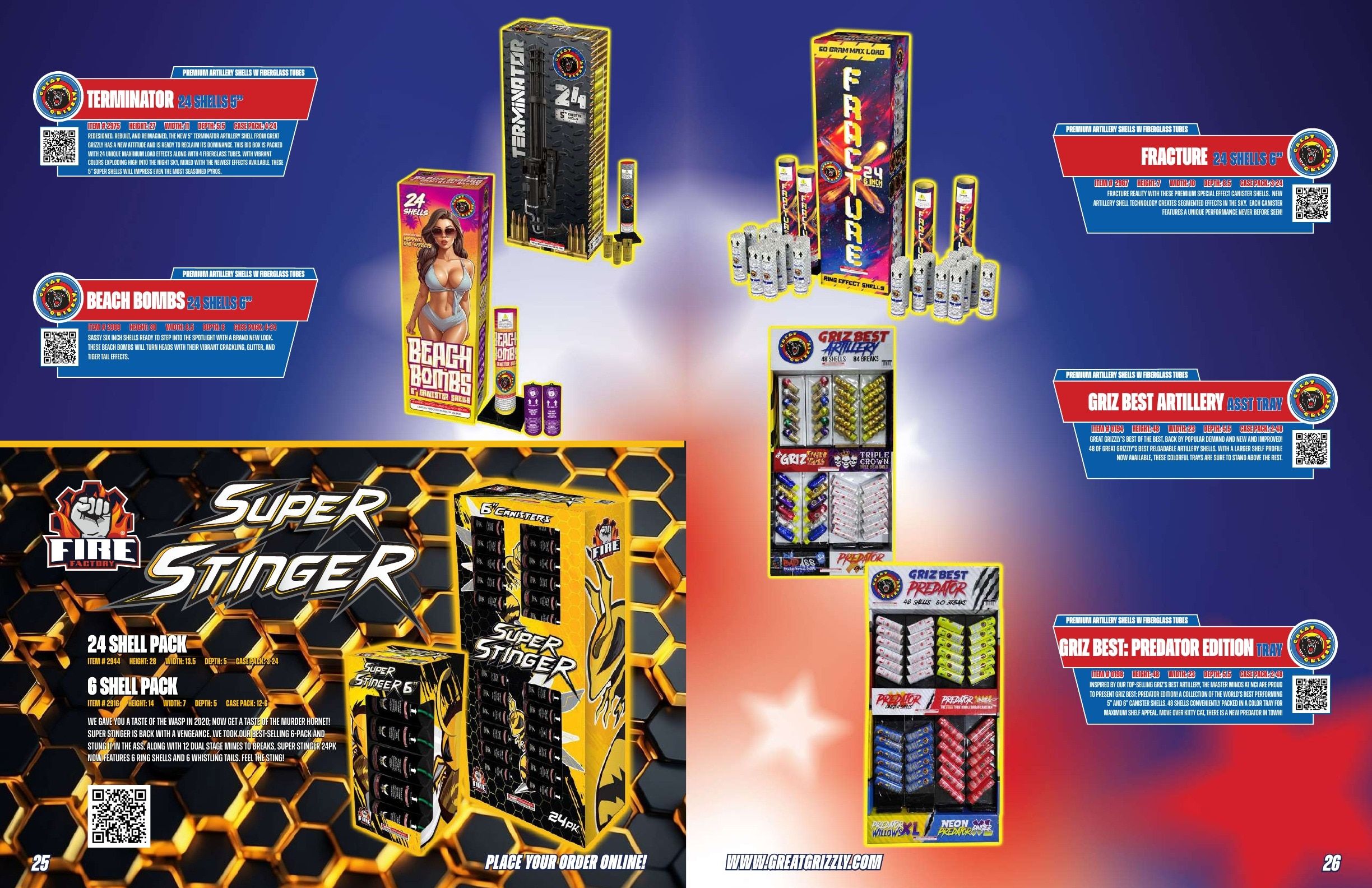 Great Grizzly Fireworks Featured Items Catalog Weekly Ad January 1 - December 31, 2026