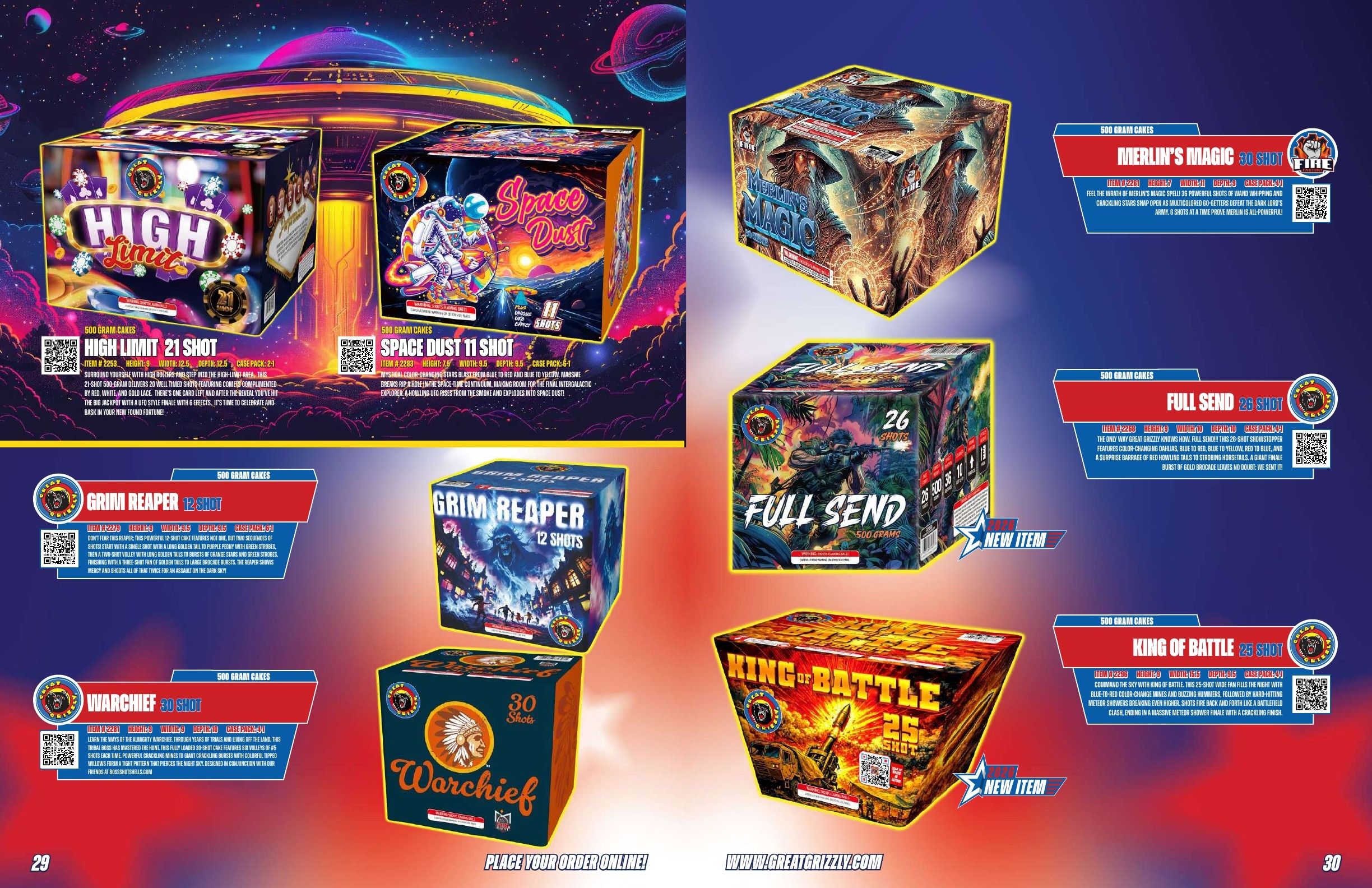 Great Grizzly Fireworks Featured Items Catalog Weekly Ad January 1 - December 31, 2026