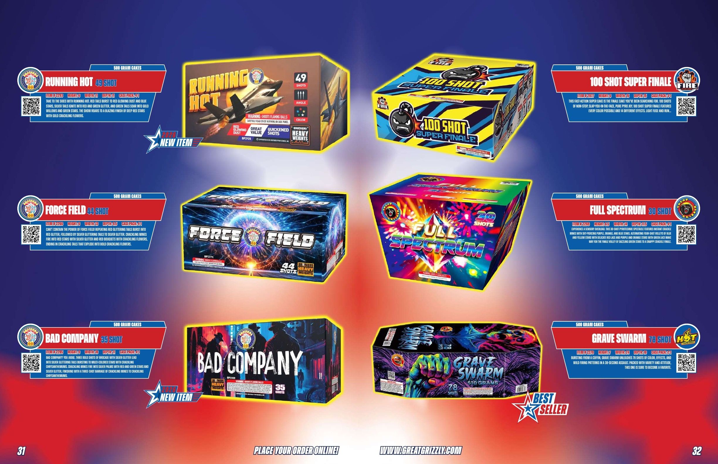 Great Grizzly Fireworks Featured Items Catalog Weekly Ad January 1 - December 31, 2026