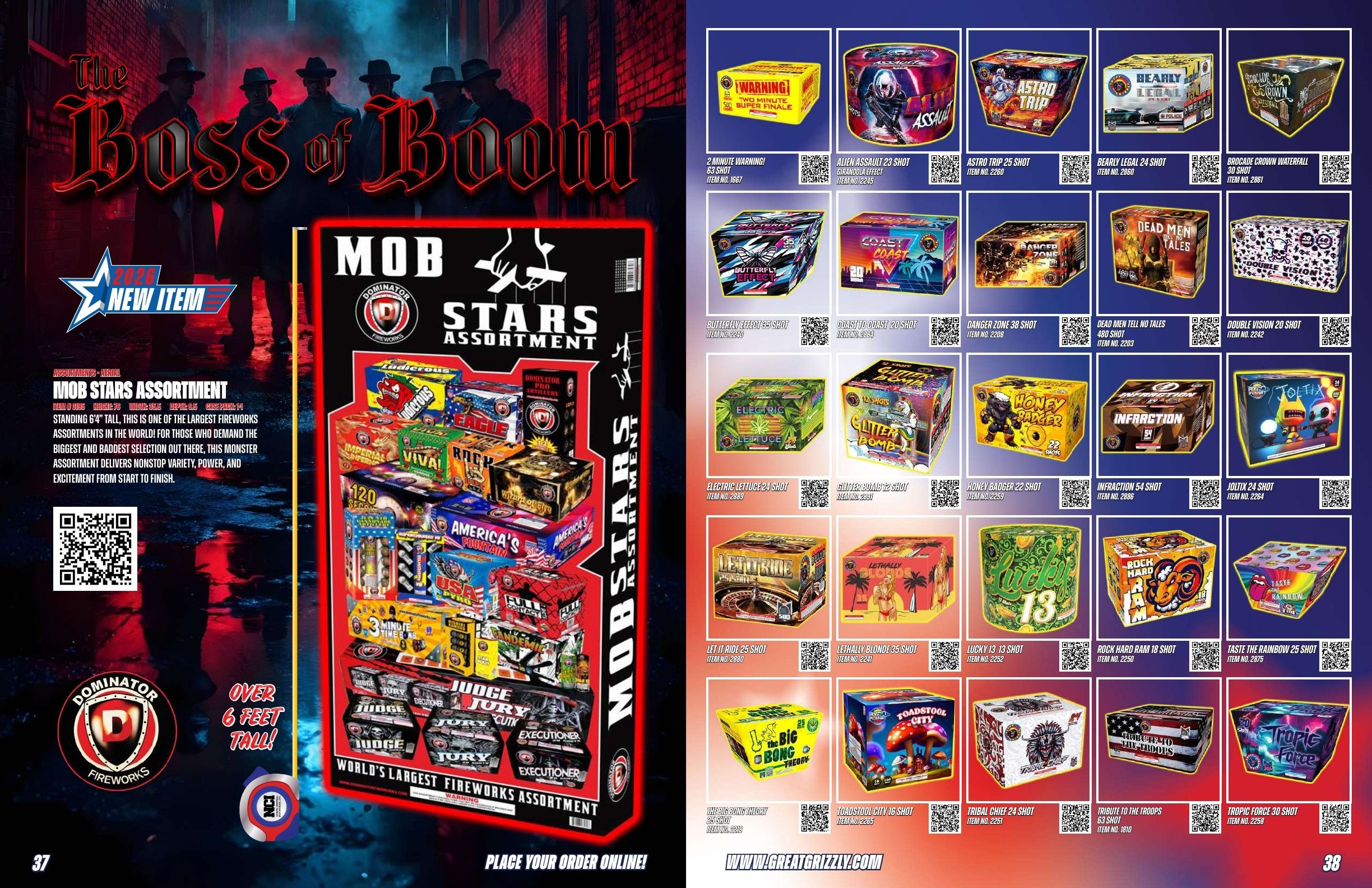 Great Grizzly Fireworks Featured Items Catalog Weekly Ad January 1 - December 31, 2026