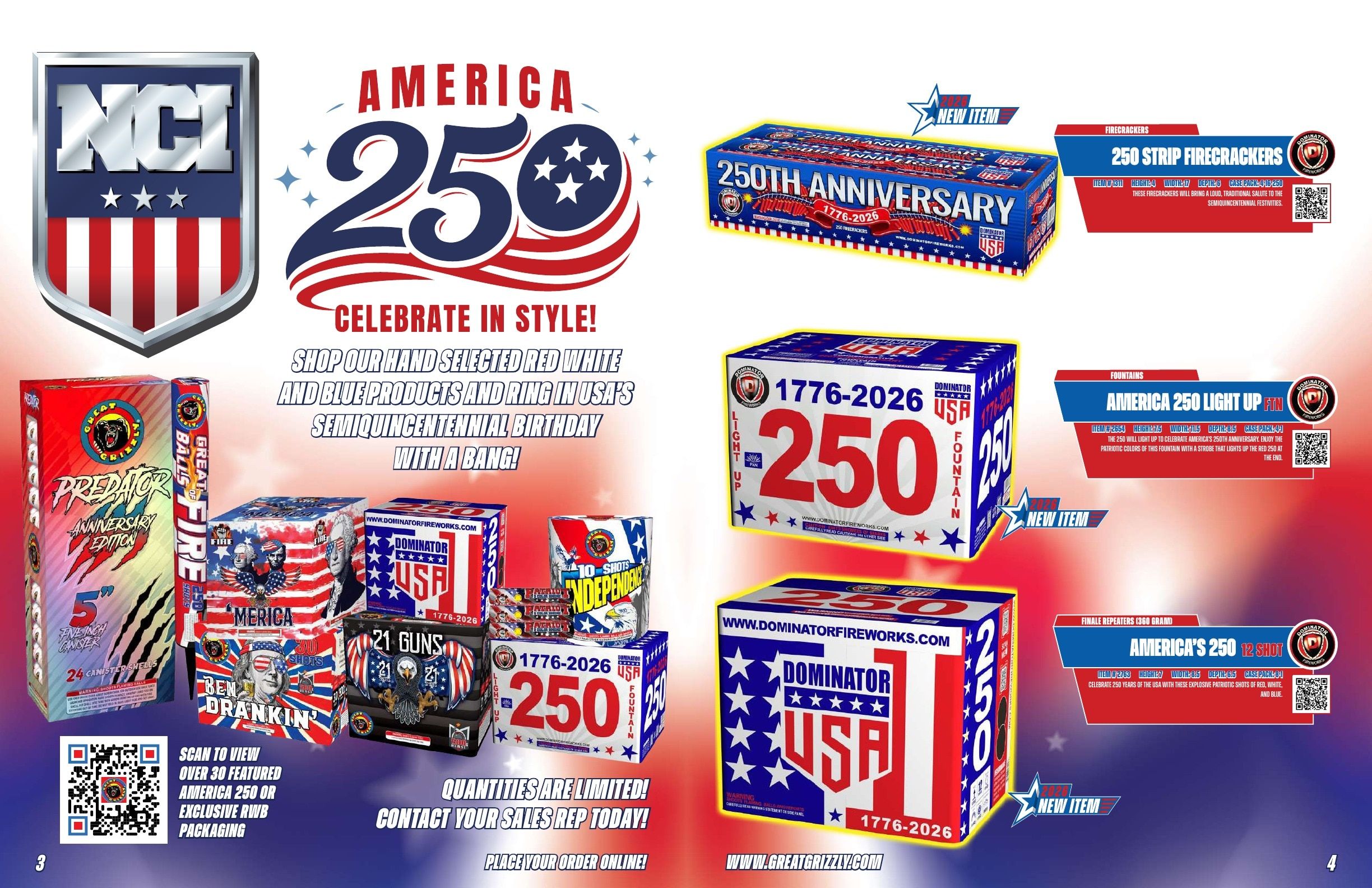 Great Grizzly Fireworks Featured Items Catalog Weekly Ad January 1 - December 31, 2026