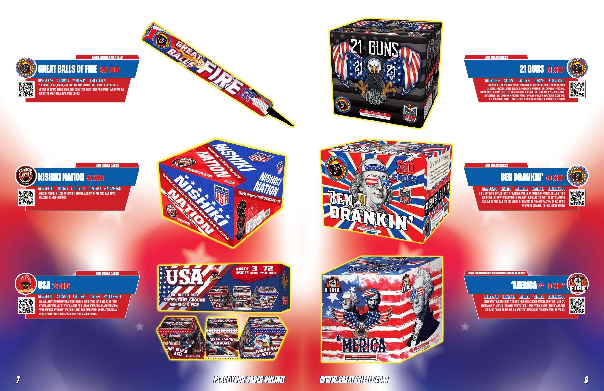 Great Grizzly Fireworks Featured Items Catalog Weekly Ad January 1 - December 31, 2026