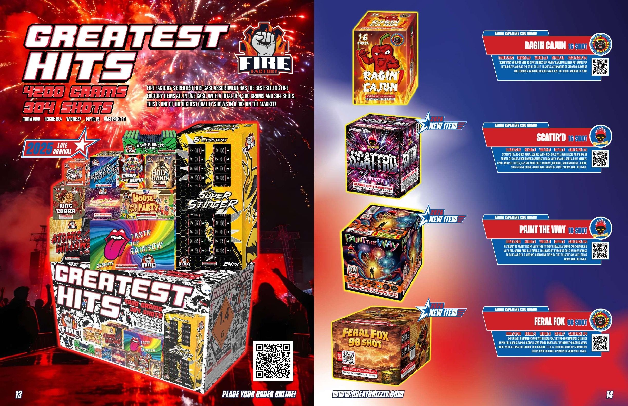 Great Grizzly Fireworks Featured Items Catalog Weekly Ad January 1 - December 31, 2026