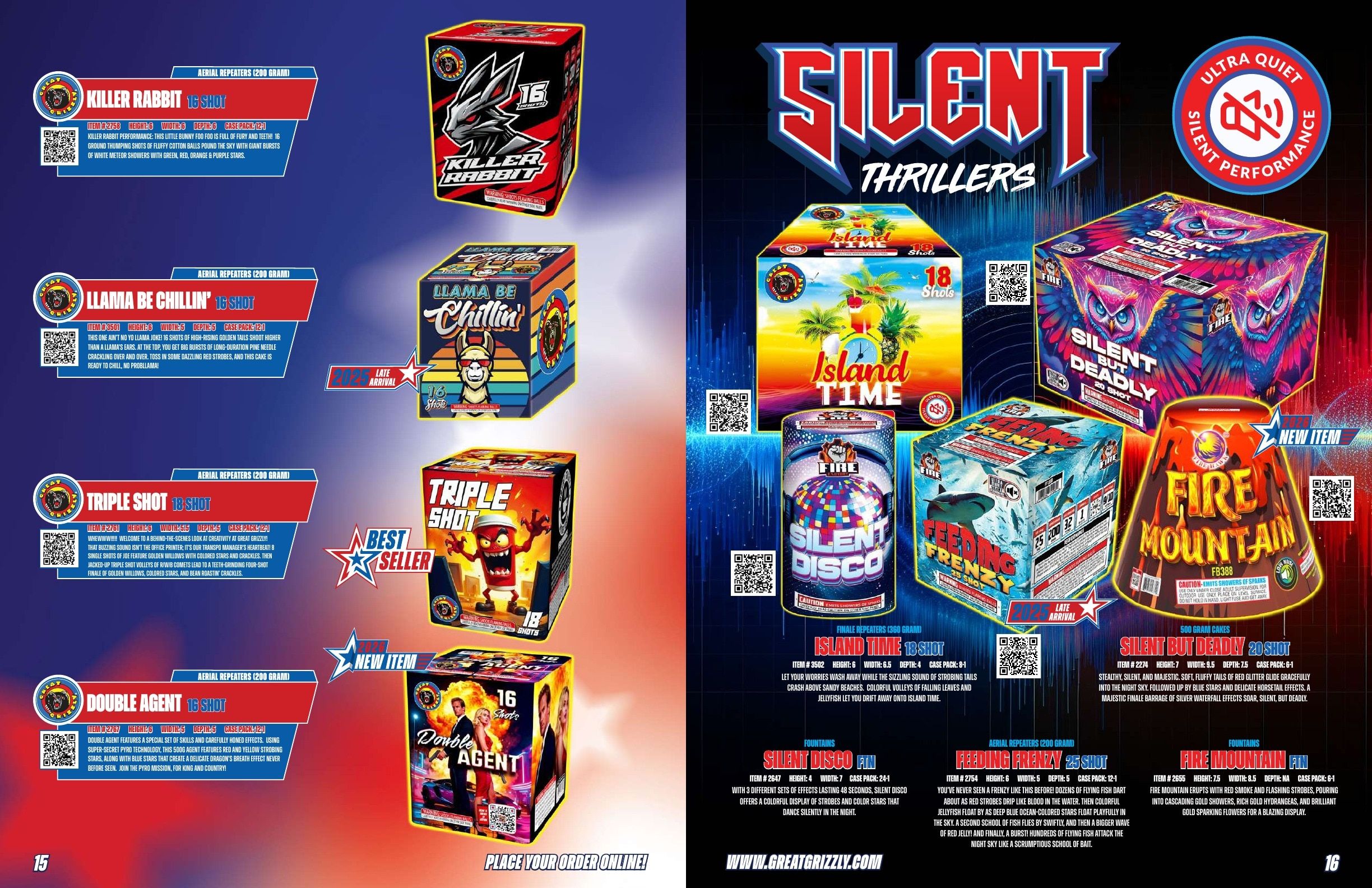 Great Grizzly Fireworks Featured Items Catalog Weekly Ad January 1 - December 31, 2026