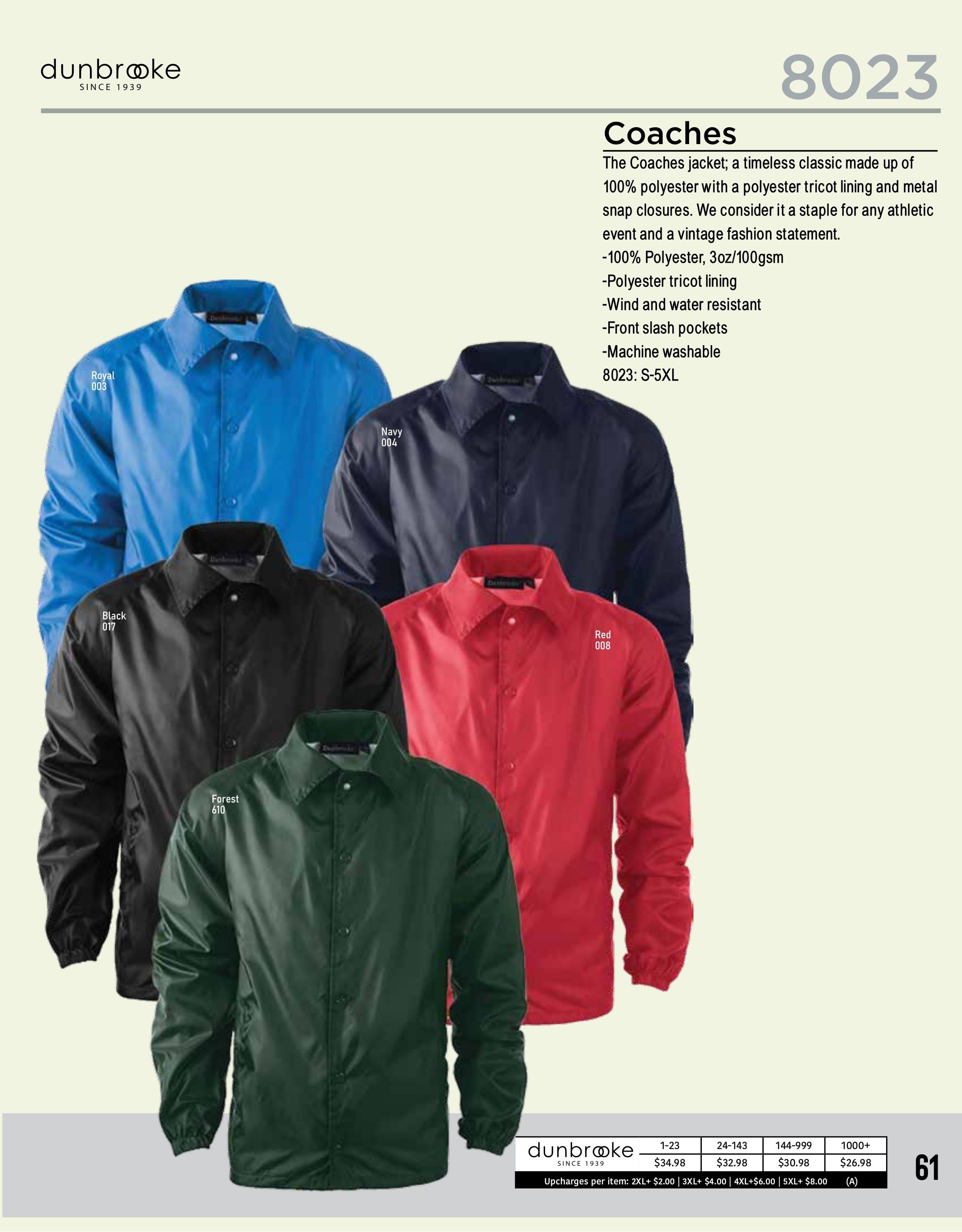 Dunbrooke Product Catalog Weekly Ad January 1 - December 31, 2026
